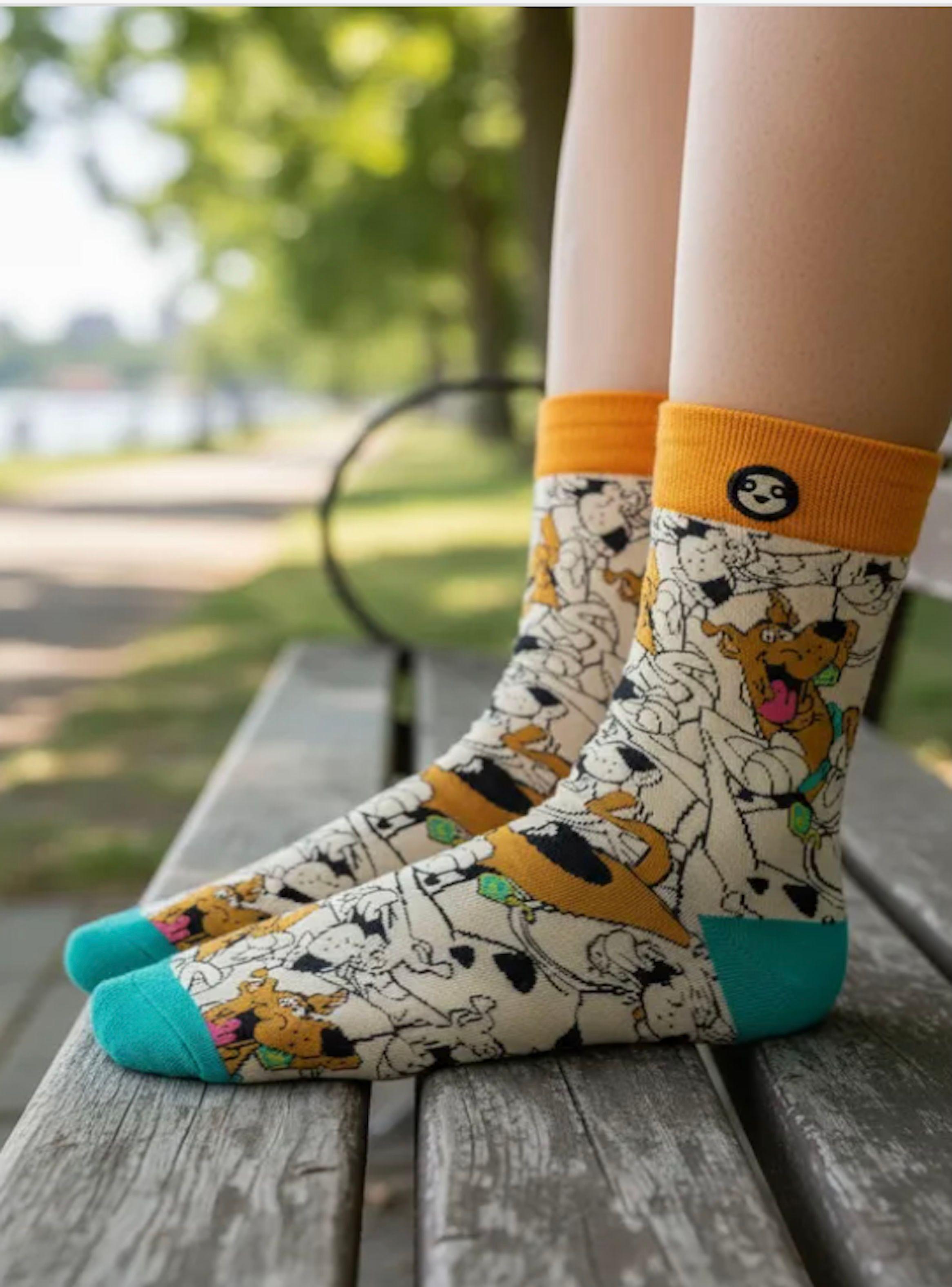Calcetines 2 pares talla standard adulto diseño Scooby Doo-3