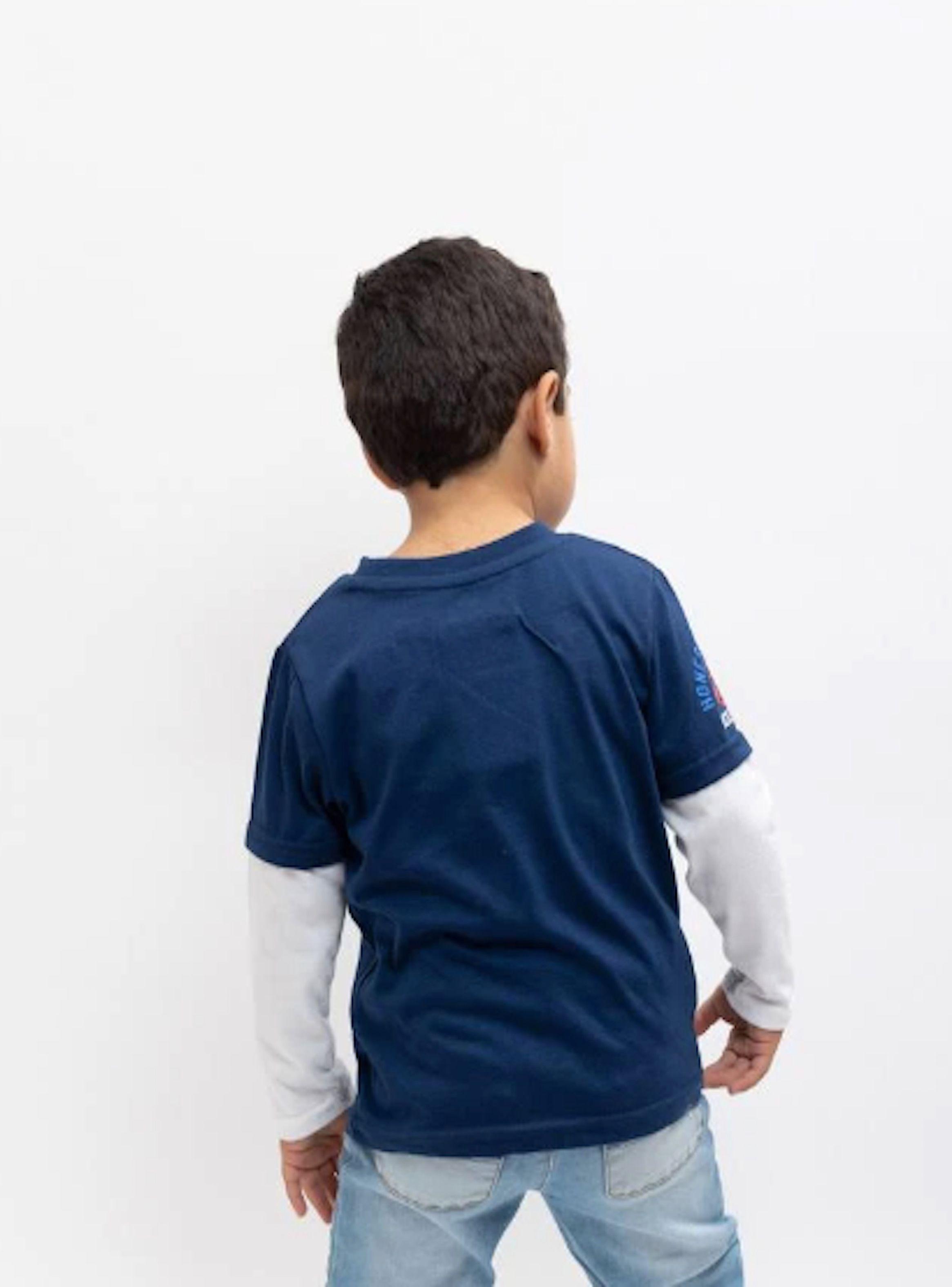 Polera manga larga de niño talla 1 y 2 diseño Mickey y Pluto-2