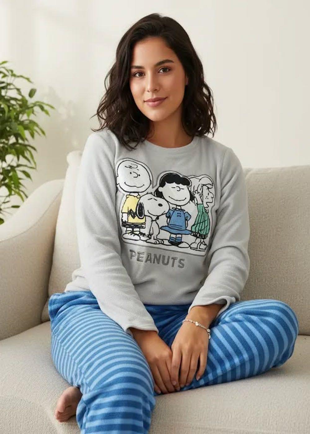 Pijama Snoopy Talla S micropolar-0