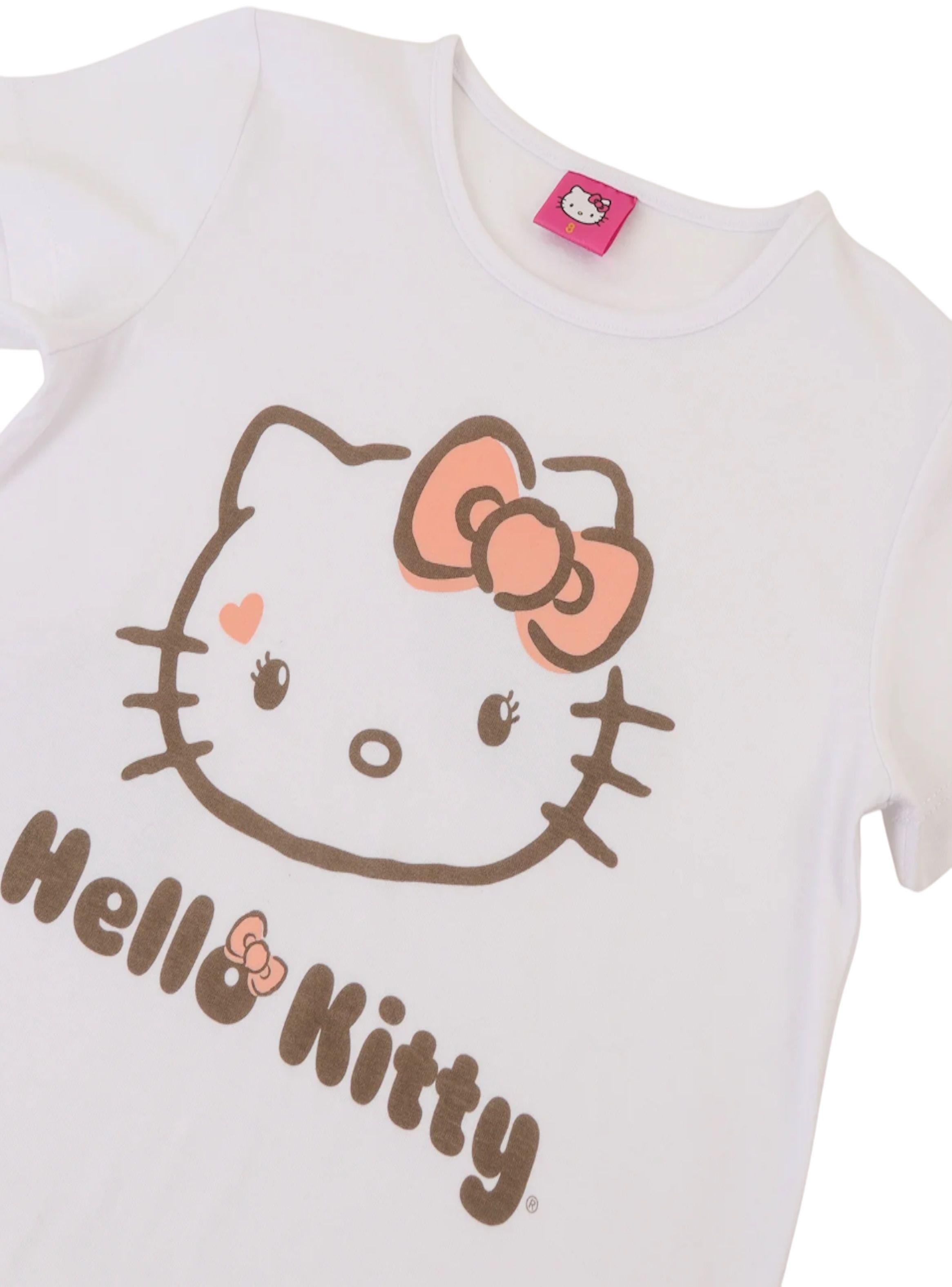 Conjunto polera y falda diseño Hello Kitty-3