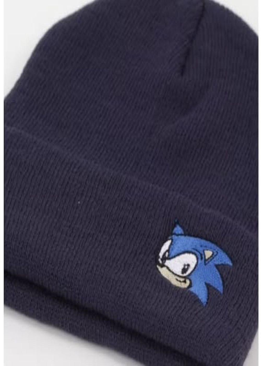 Gorro Sonic tama o infantil azul marino-3