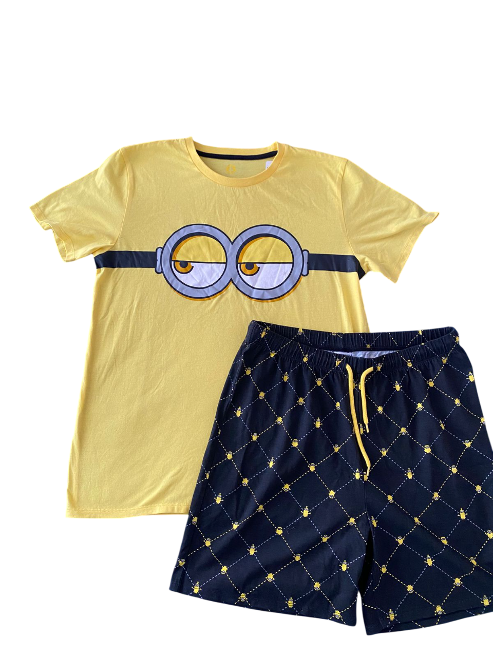 Pijama de verano talla M adulto Minions-0
