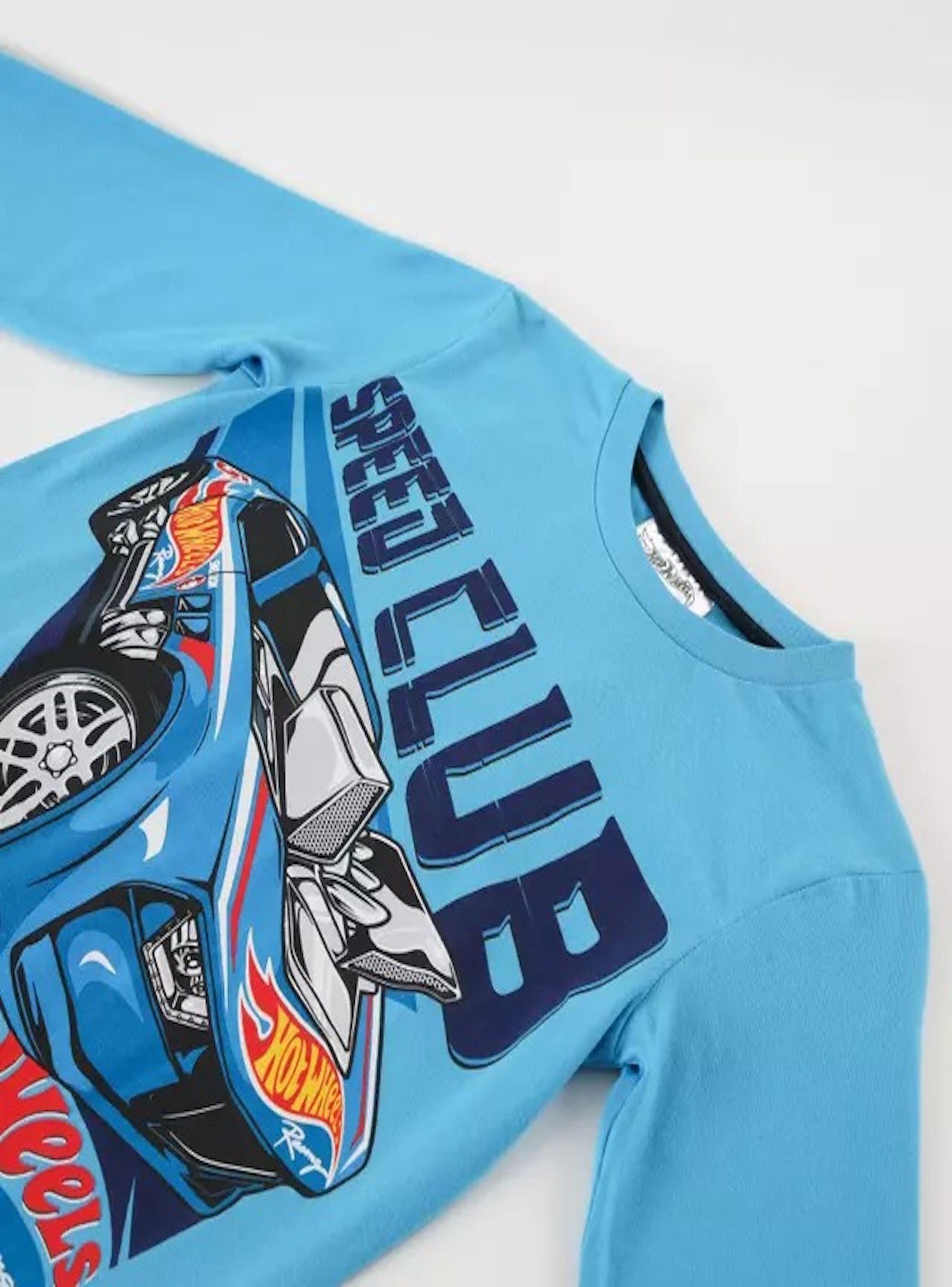 POLERA MANGA LARGA DE NIÑO DISEÑO HOT WHEELS-2