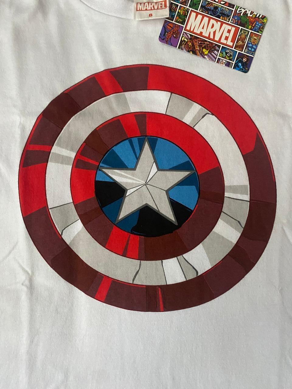 Polera de niño talla 8 Capitán América-2