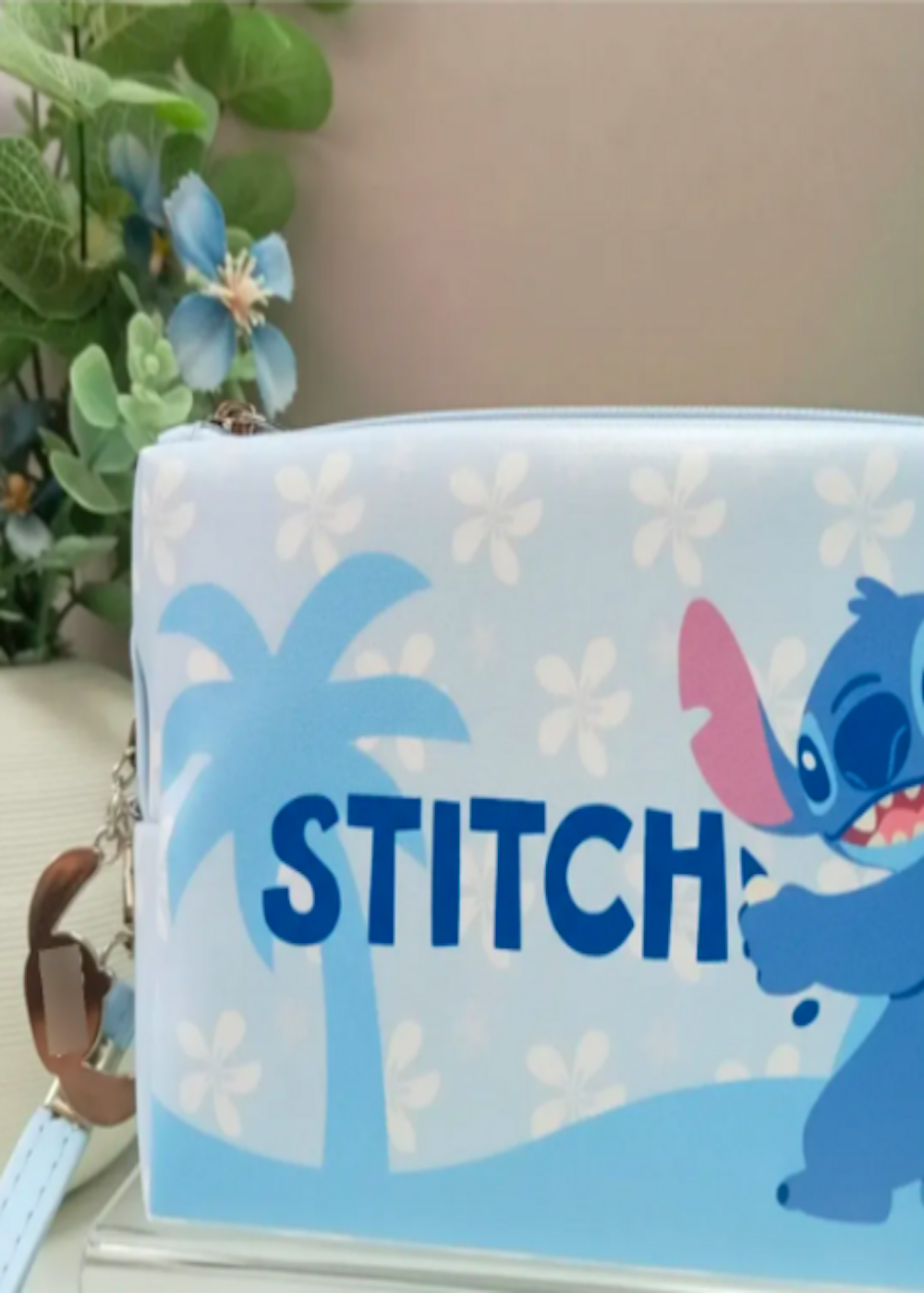 Estuche o cosmetiquero Stitch dise o palmera original Disney-2