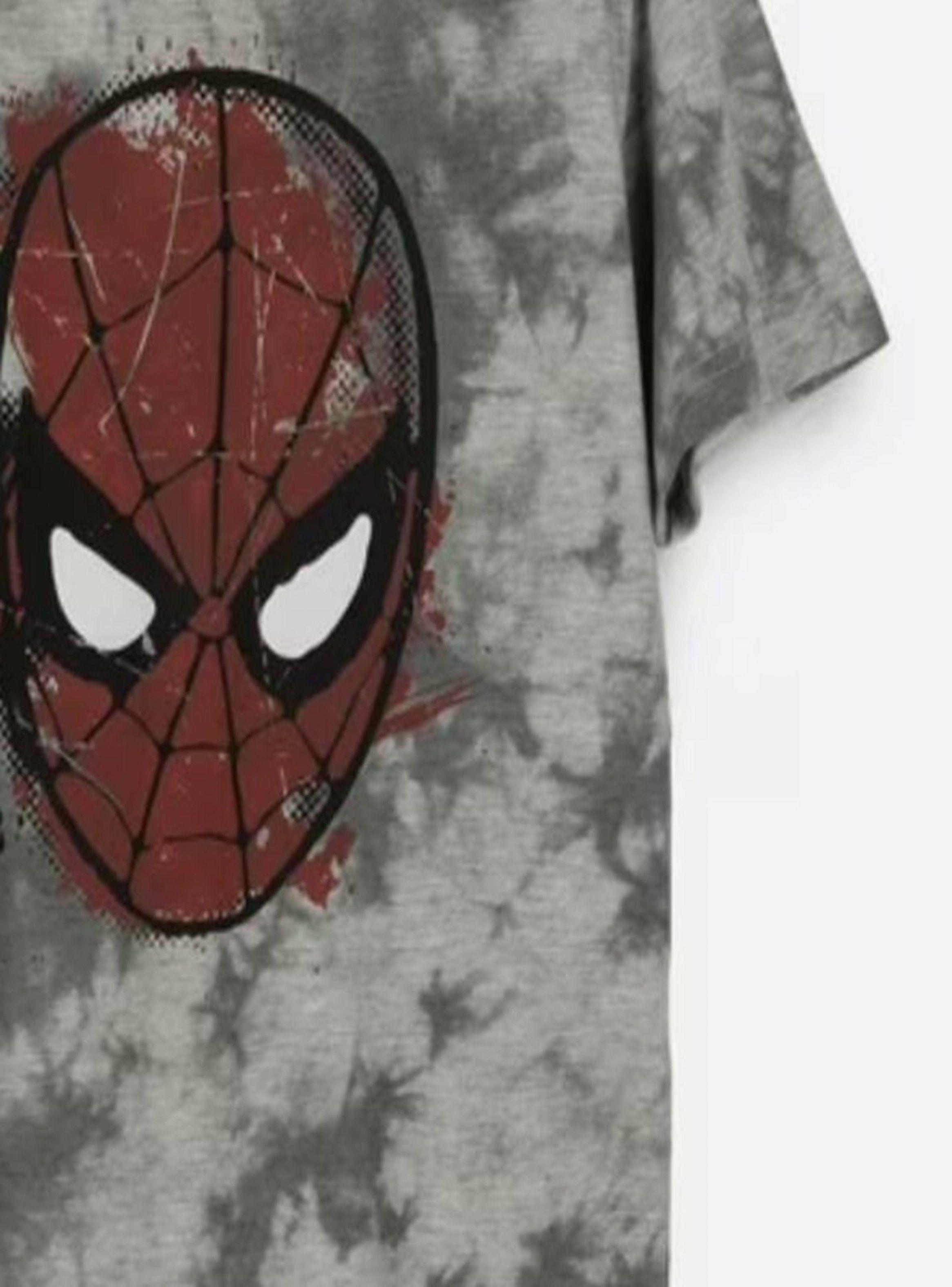Polera de niño talla 8 diseño Marvel Spiderman-2