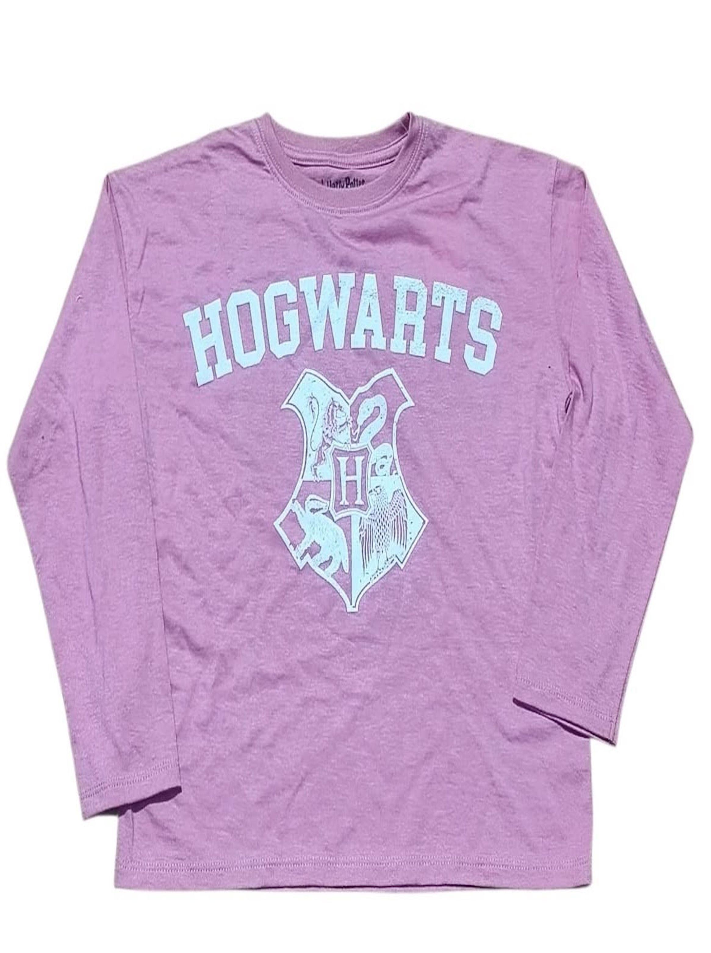 Polera Hogwarts talla 8 color rosa-1
