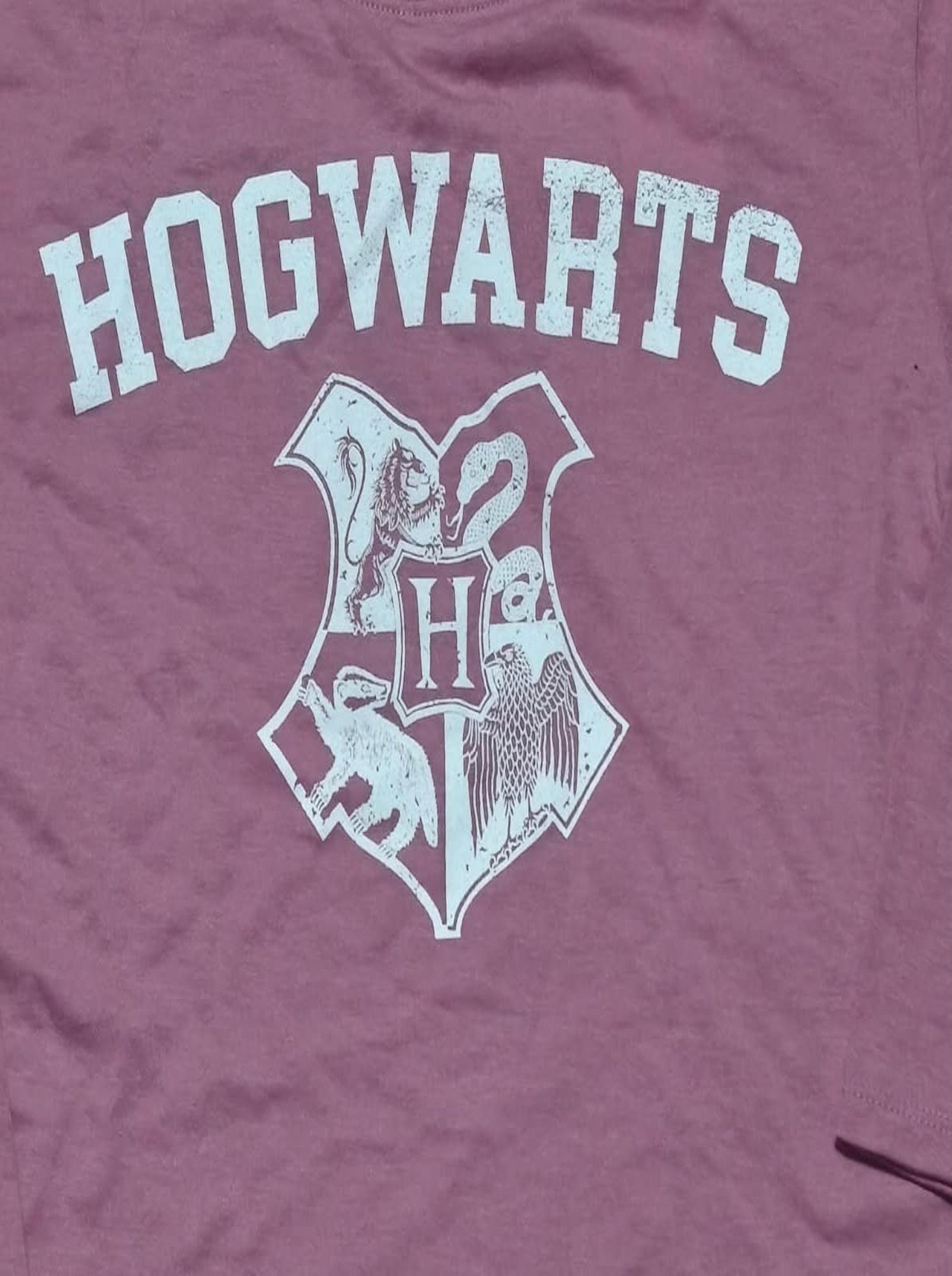 Polera Hogwarts talla 8 color rosa-3