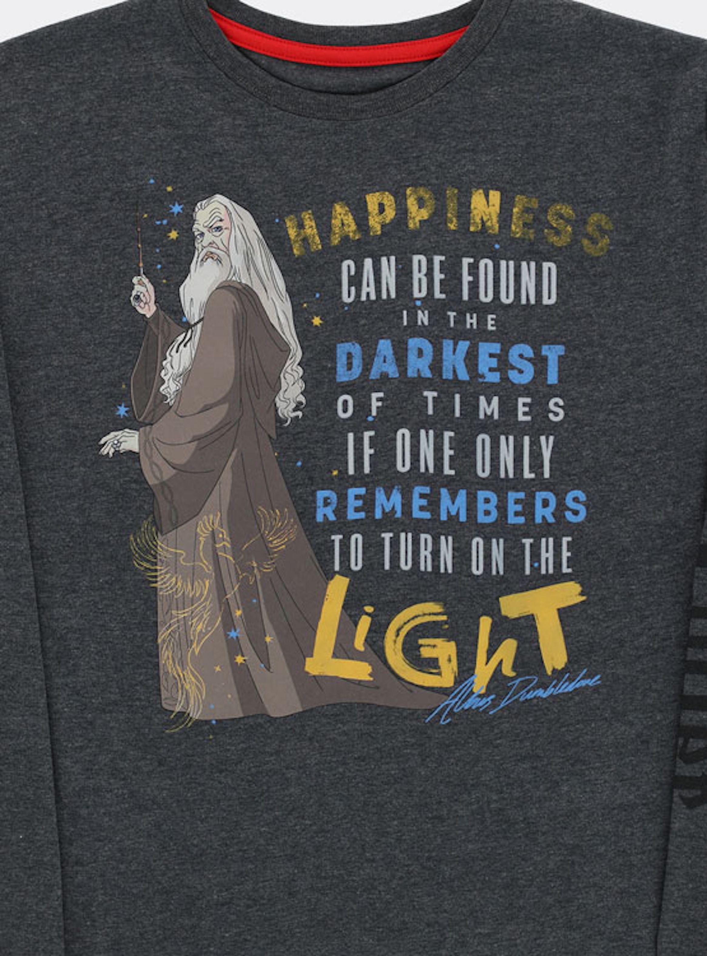 Polera de niño manga larga talla 14 diseño Dumbledore saga Harry Potter-2