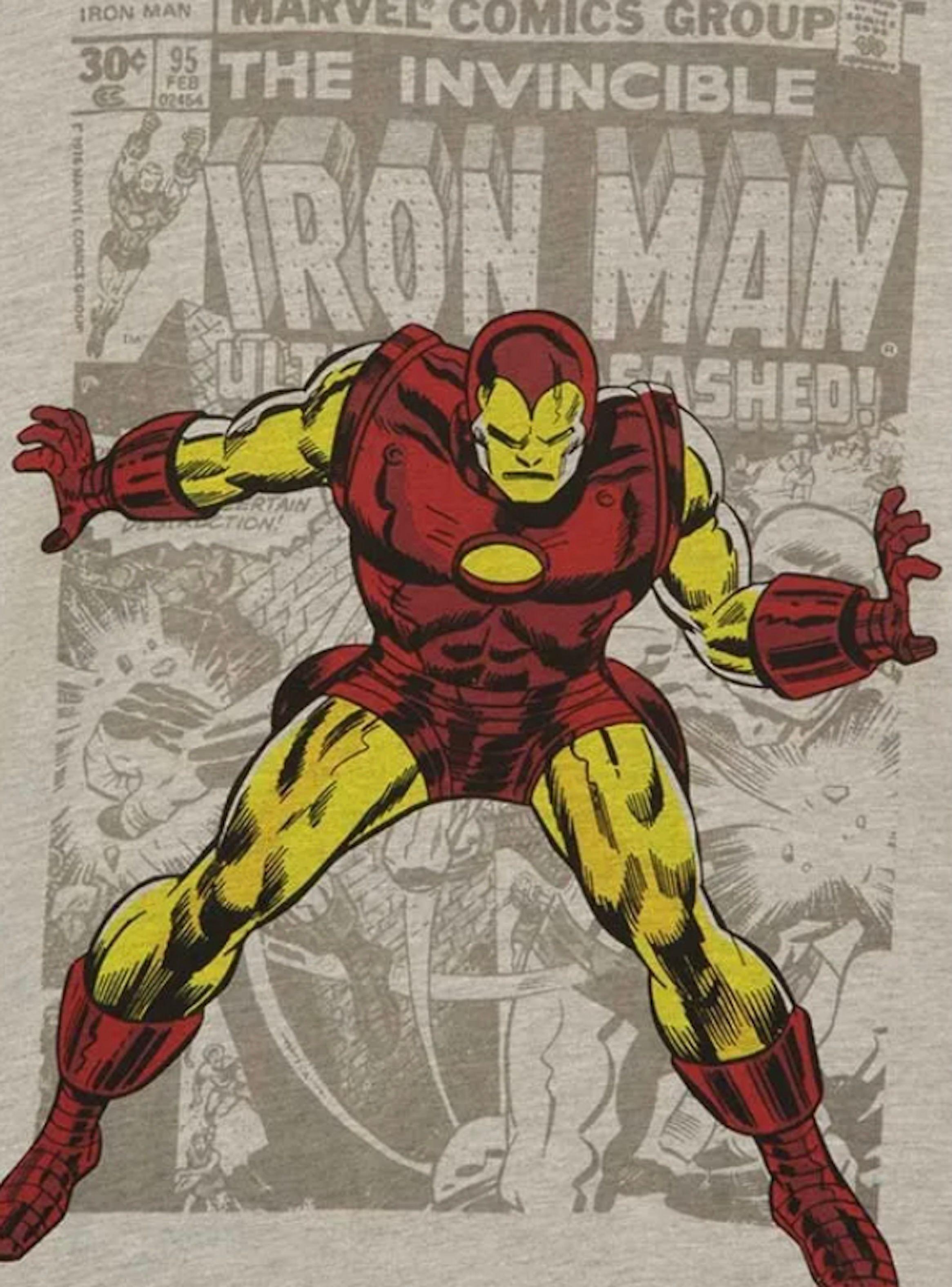 Polera de niño juvenil talla 14 diseño Iron Man Marvel-3