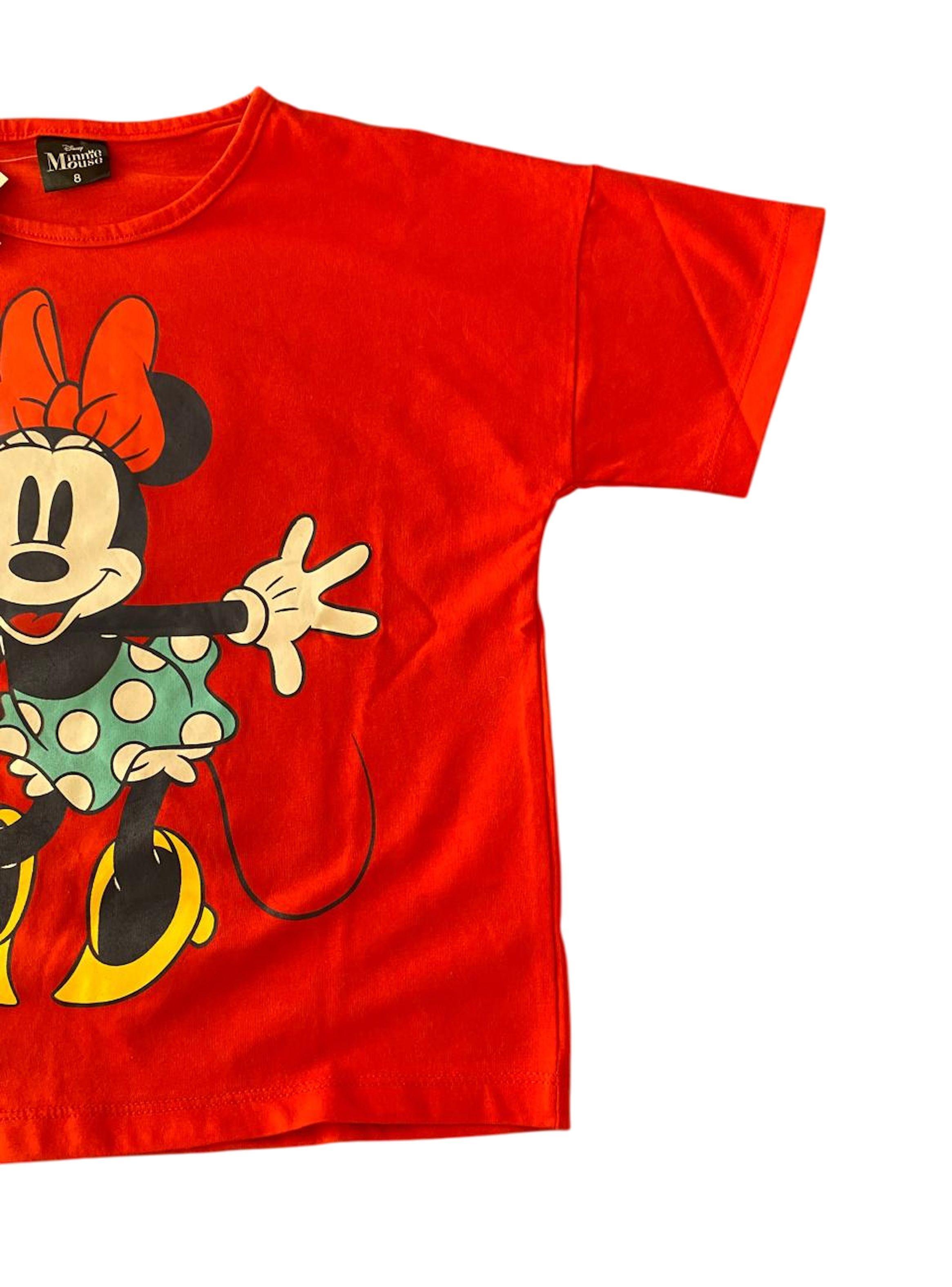 Polera Crop Top de niña diseño Minnie Mouse-2