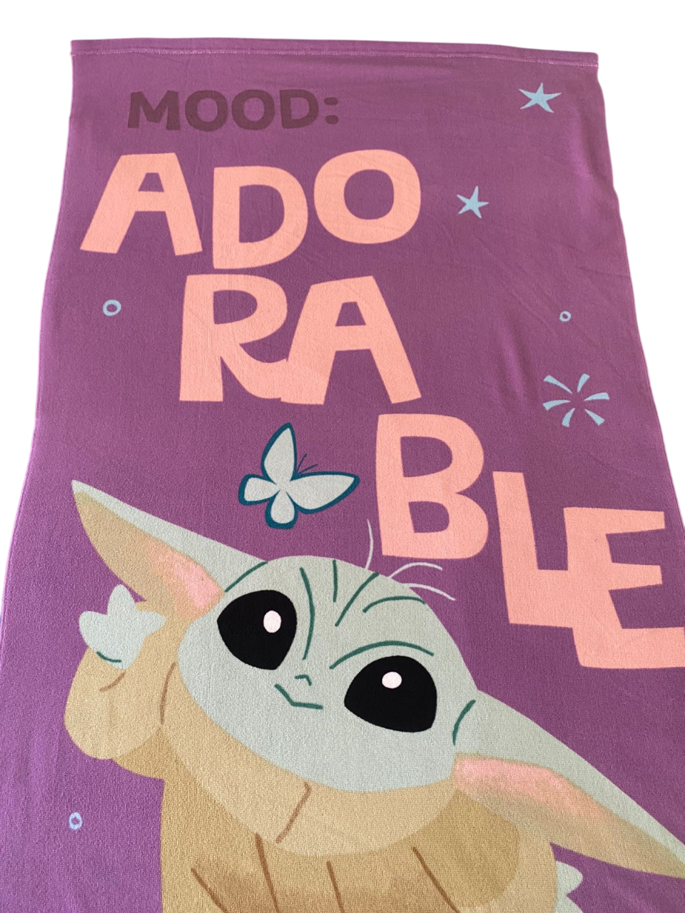 Toalla de playa con morral diseño Grogu The Mandalorian-2