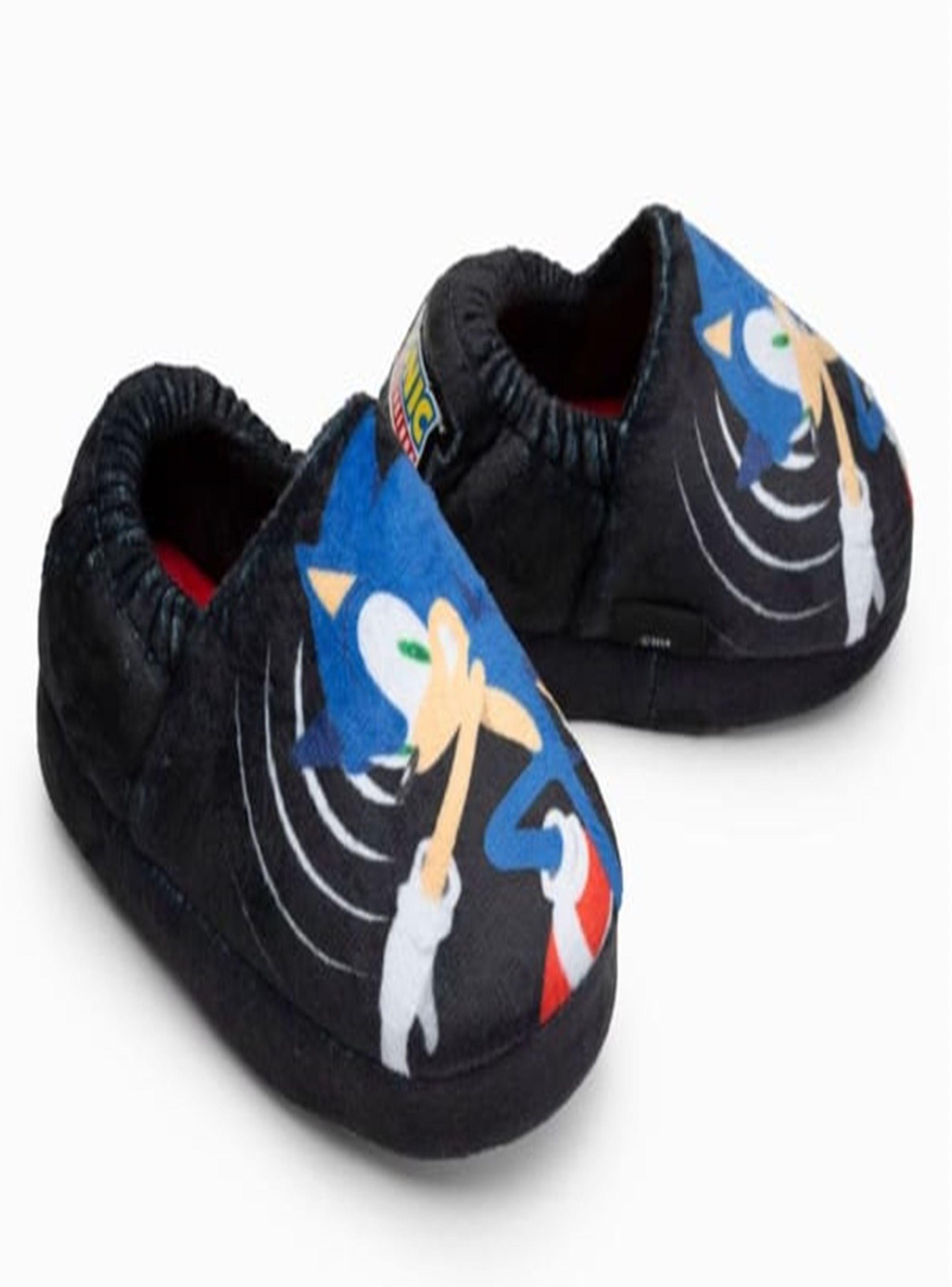 Pantufla de niño numero 26-27 diseño Sonic-2