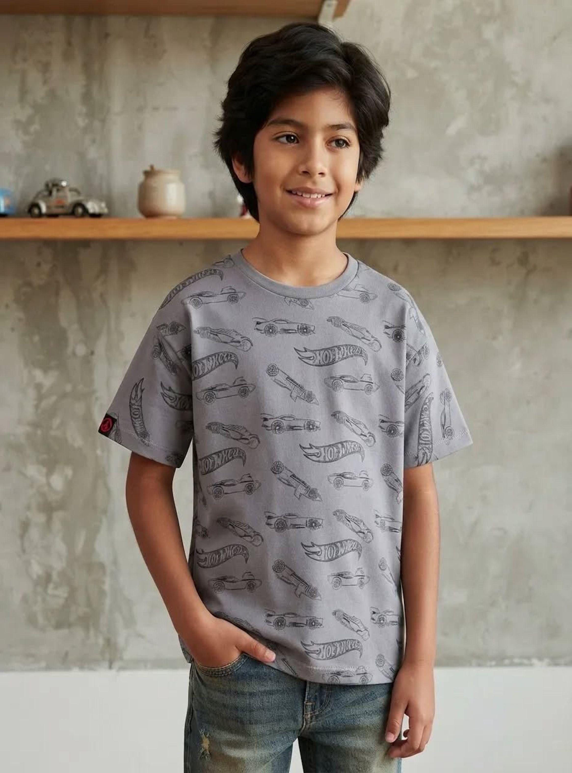 Polera Hot Wheels talla 8-0