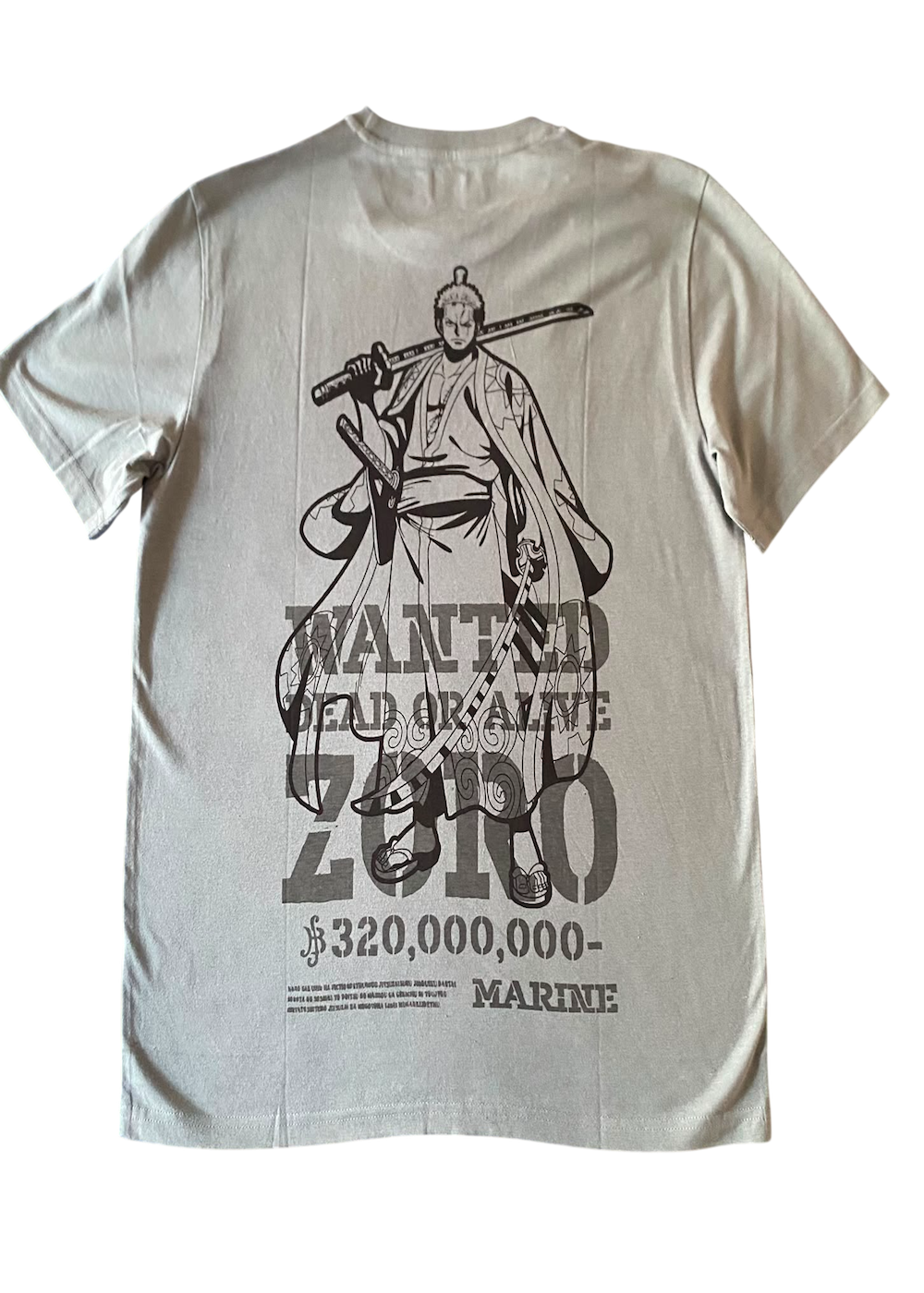 Polera Zoro One Piece Talla M color verde-2