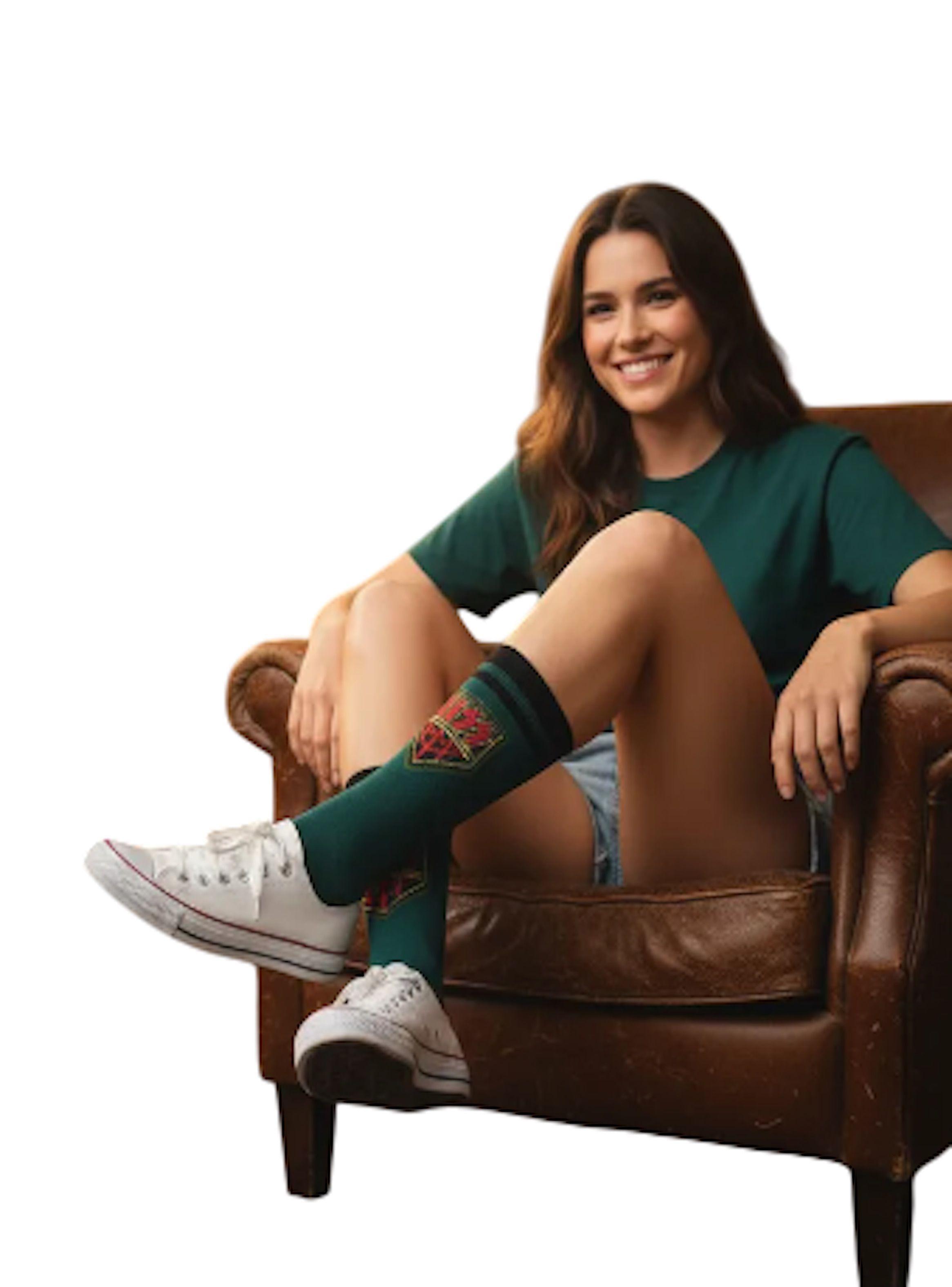 Calcetines de adulto unisex talla unica diseño Kiss-1