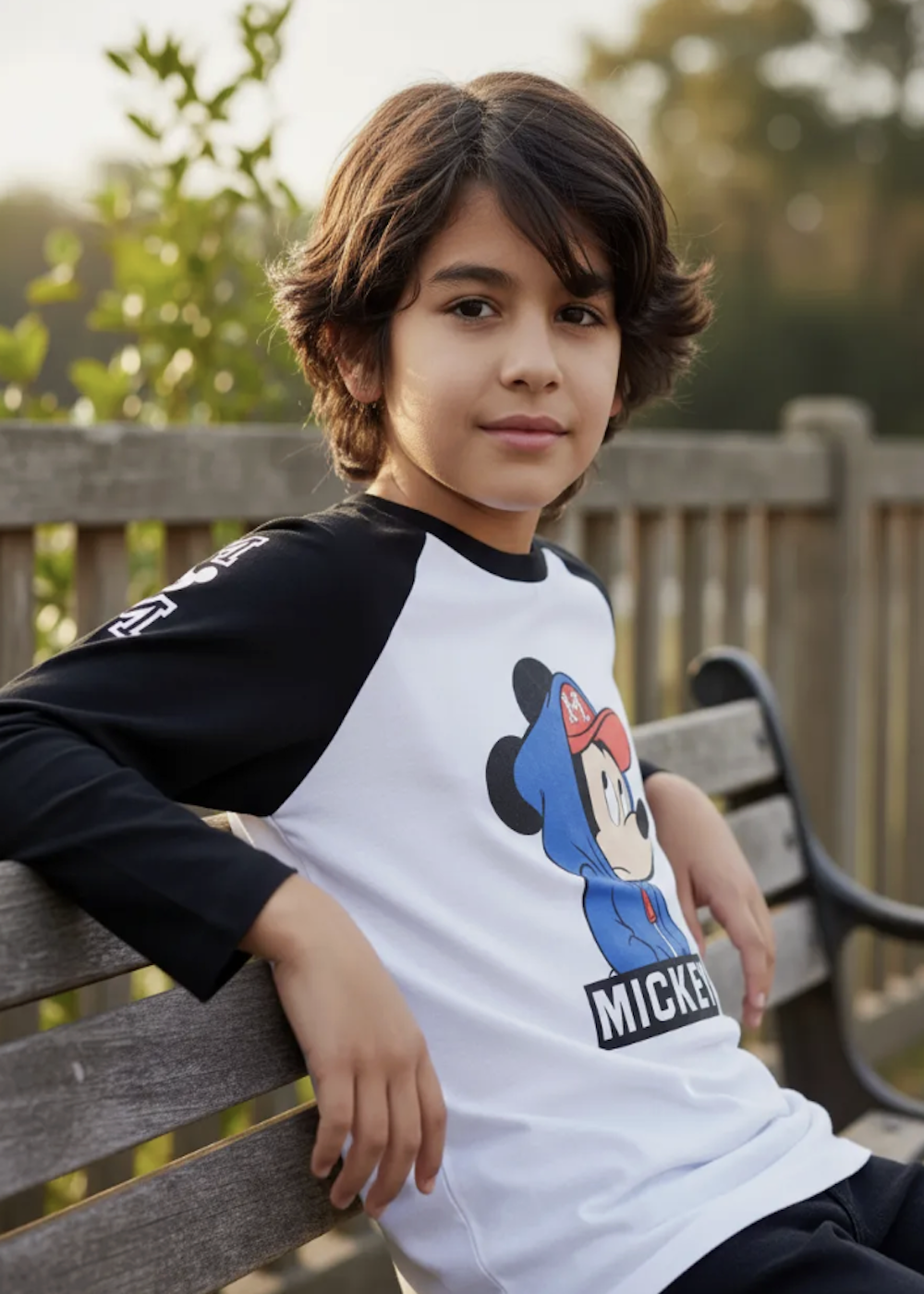 Polera Mickey Mouse talla 8 manga larga-2