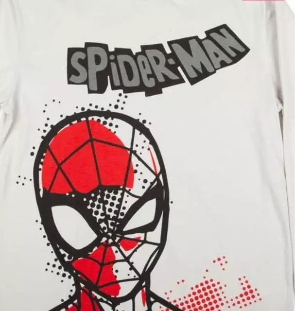 Polera Spiderman juvenil manga larga-2