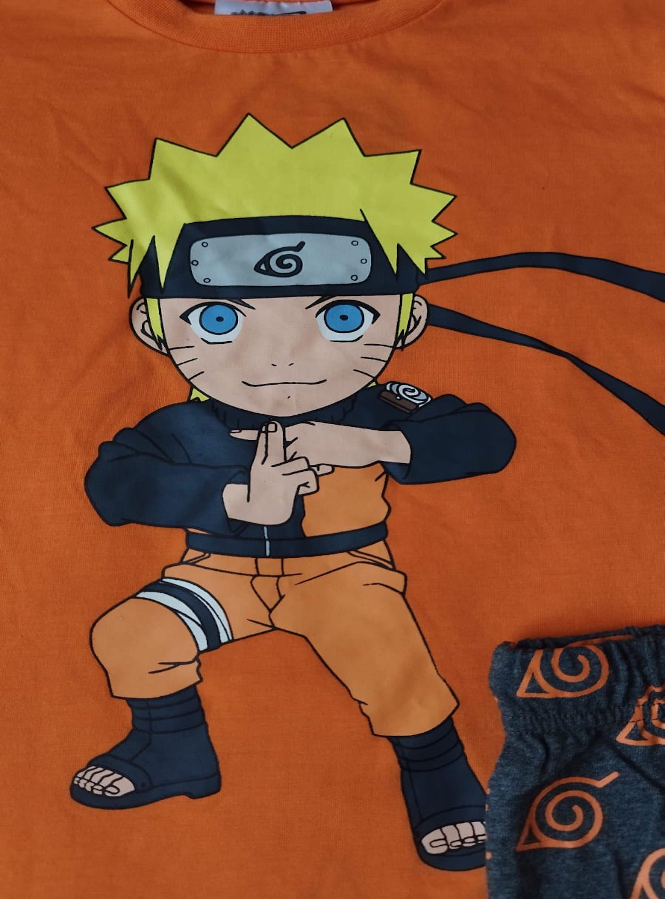 Pijama de niño diseño Naruto Talla 8-2