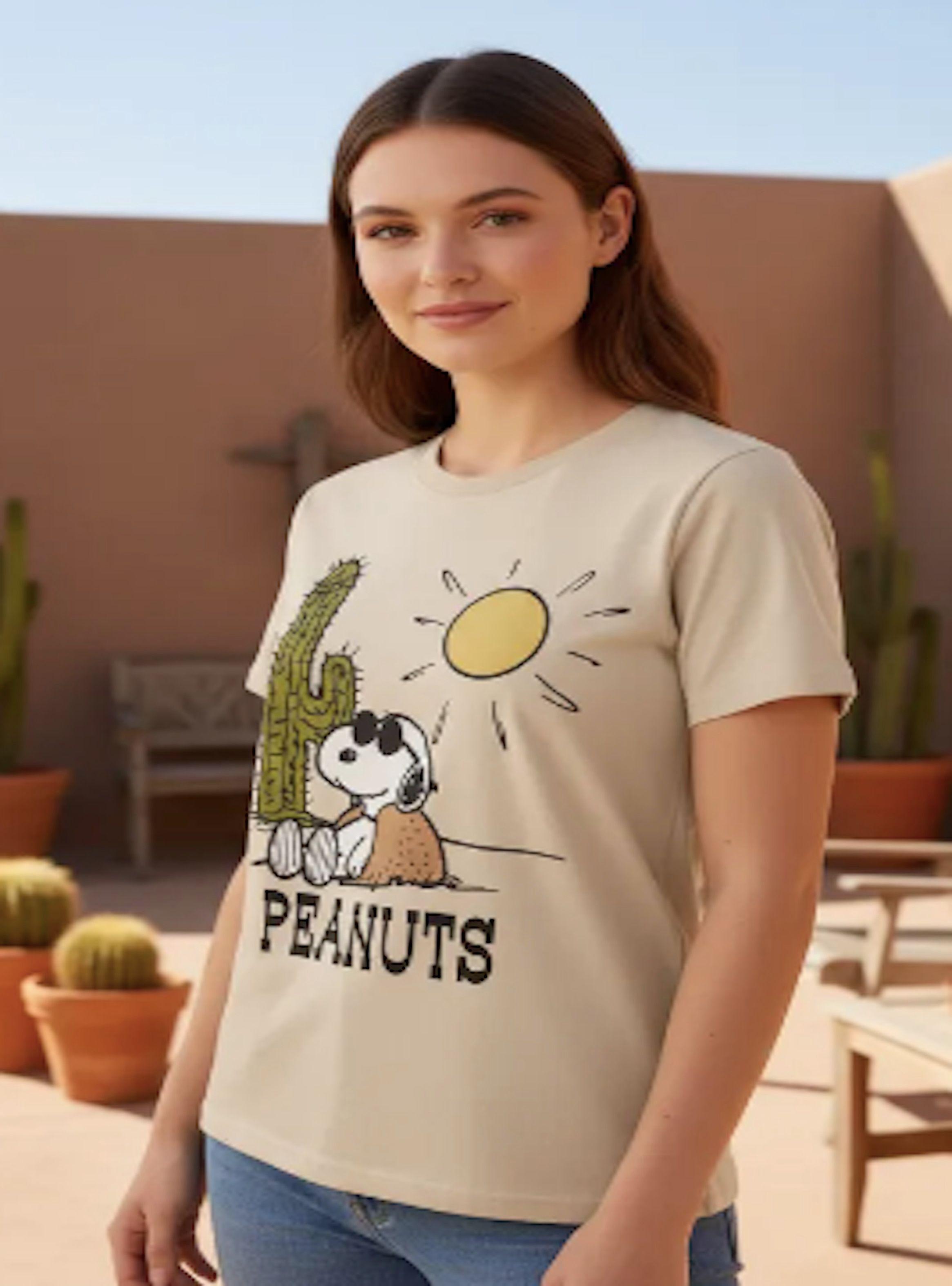 Polera Snoopy talla S de Mujer-2