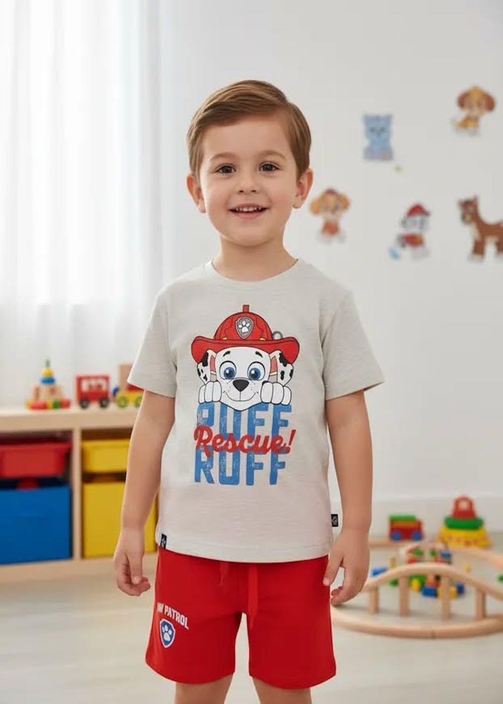 Conjunto Polera y Short Marshall Paw Patrol-0