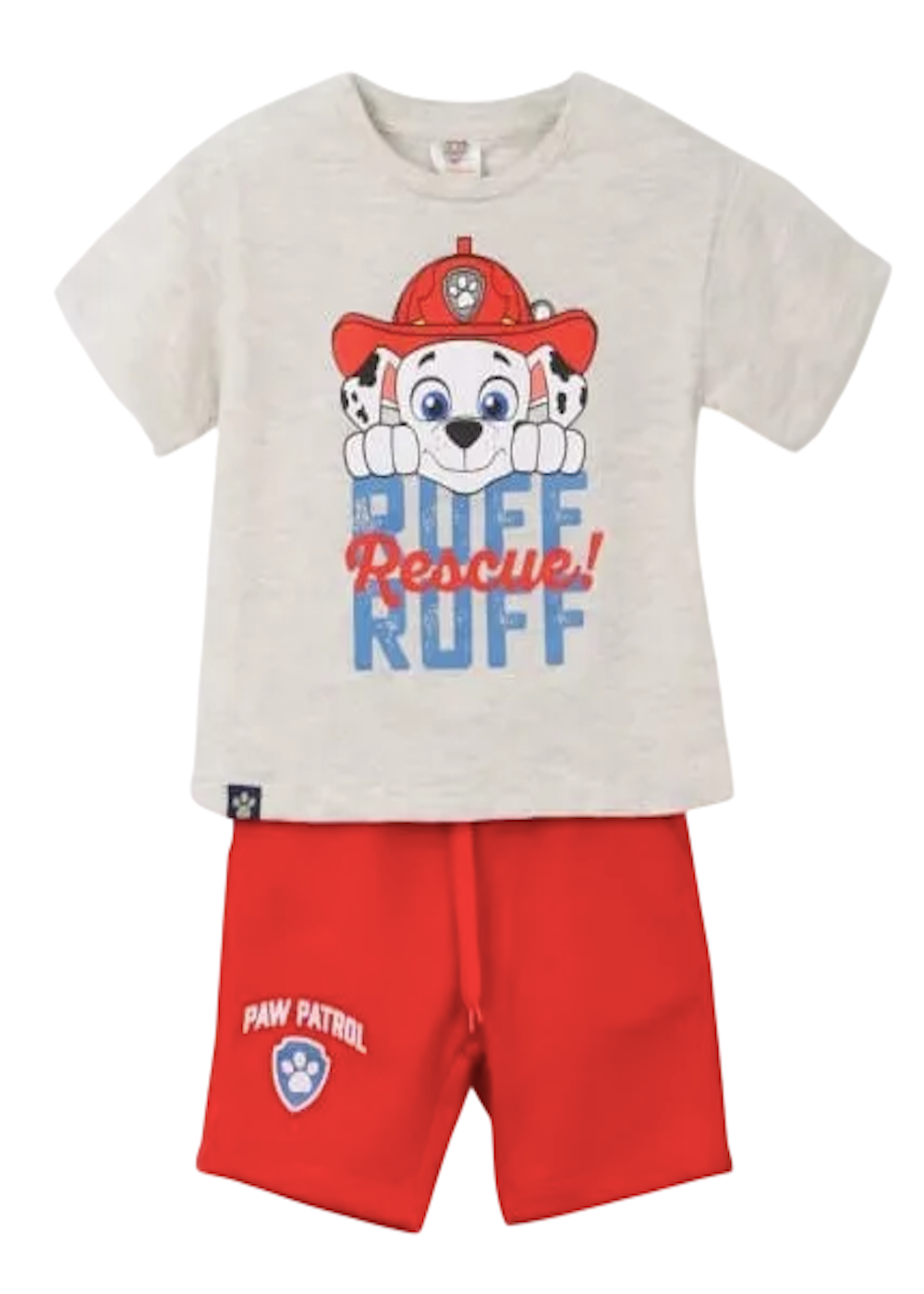 Conjunto Polera y Short Marshall Paw Patrol-1