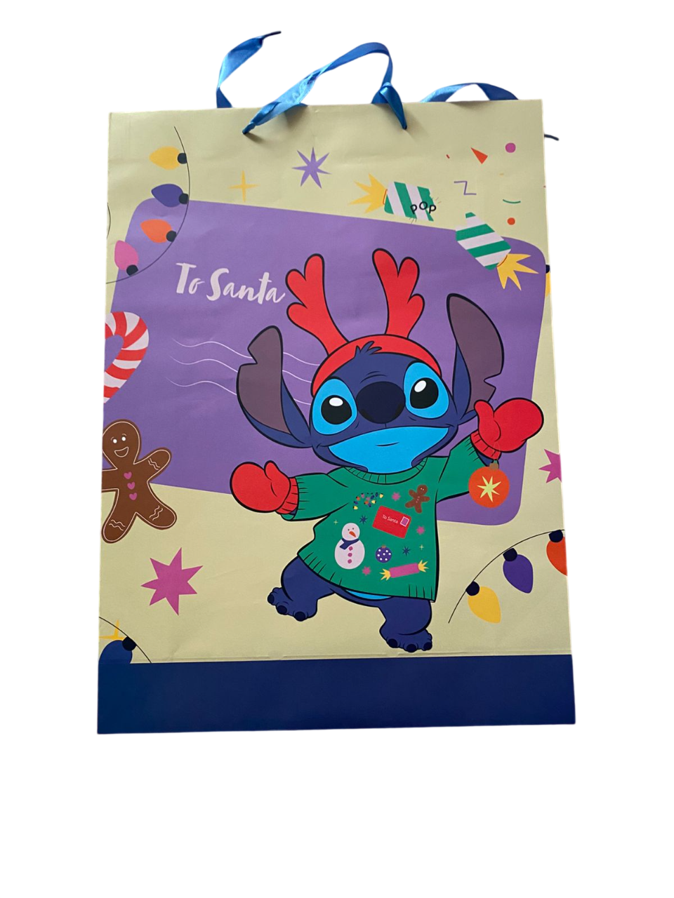 Bolsas para regalo grandes dise o Stitch 12 unidades-3