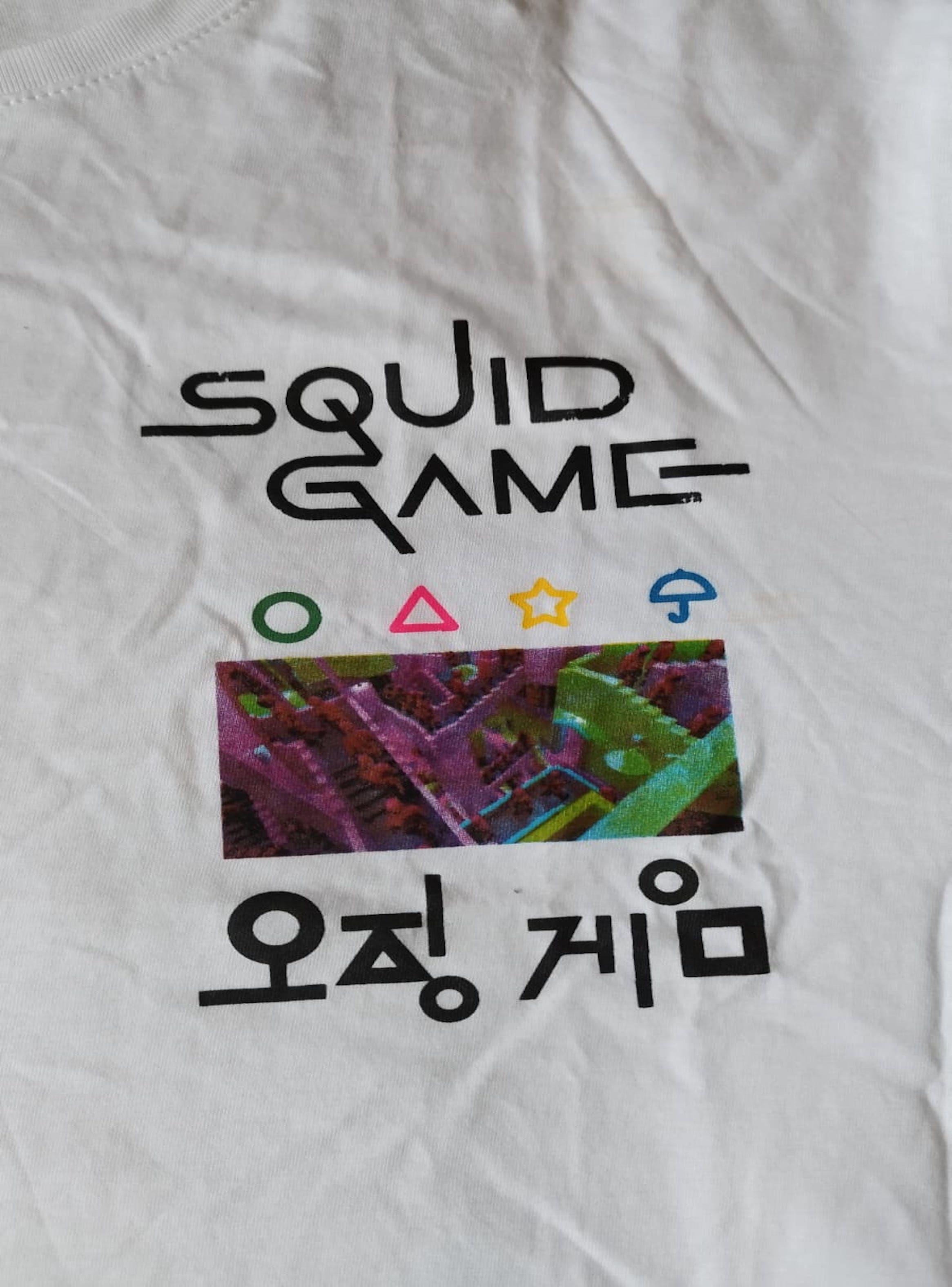 Polera de hombre talla XL diseño Juego del Calamar-2
