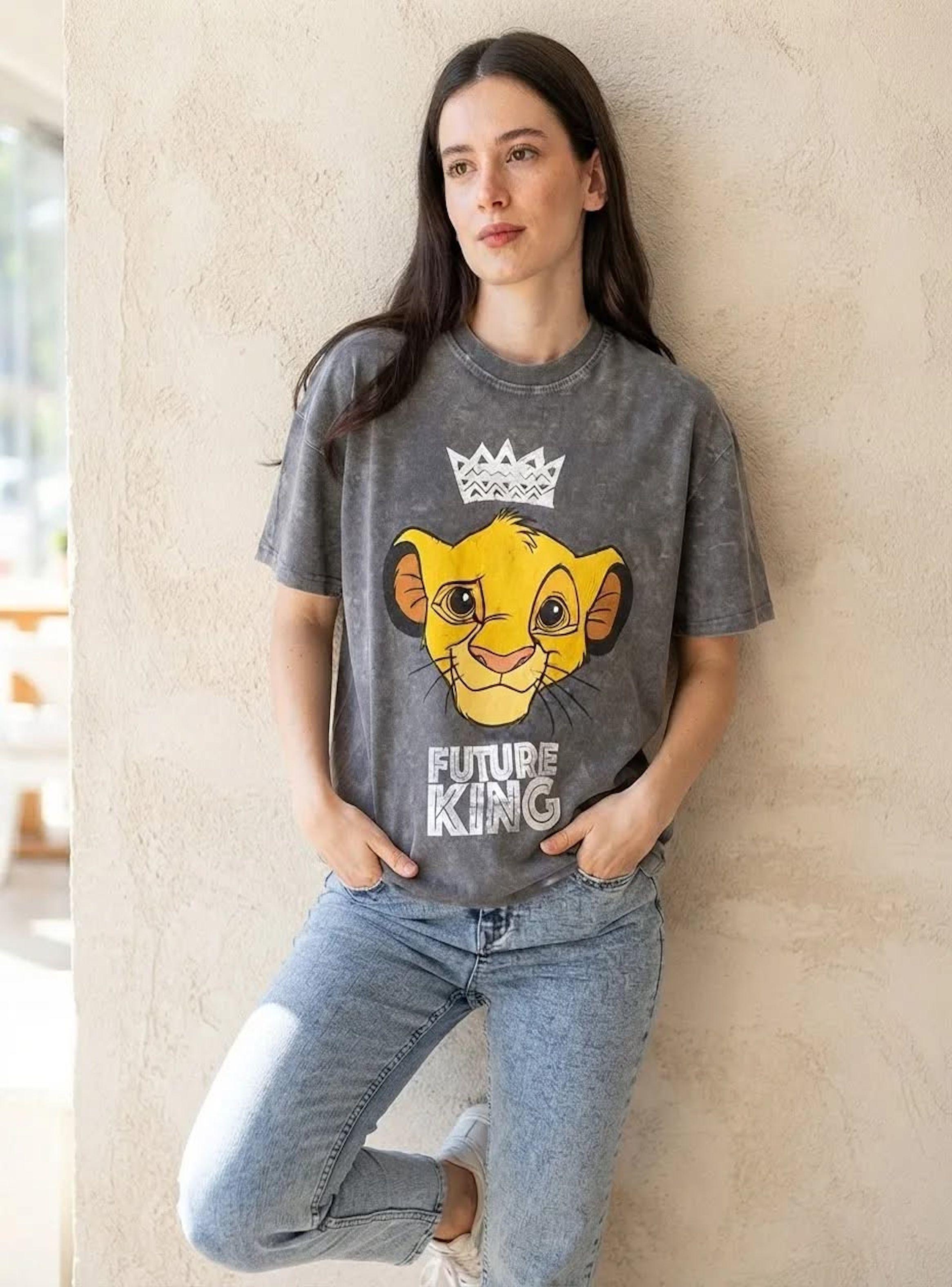Polera Rey Leon Talla S oversize-0