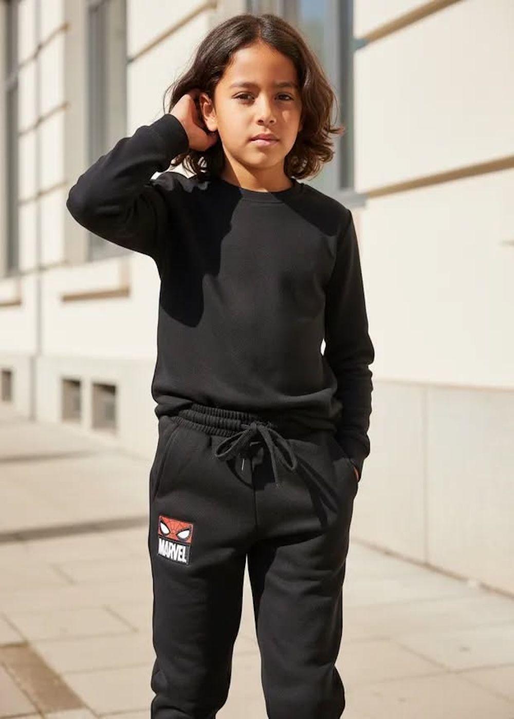 Pantalon de buzo Spiderman Talla 8 color negro-0