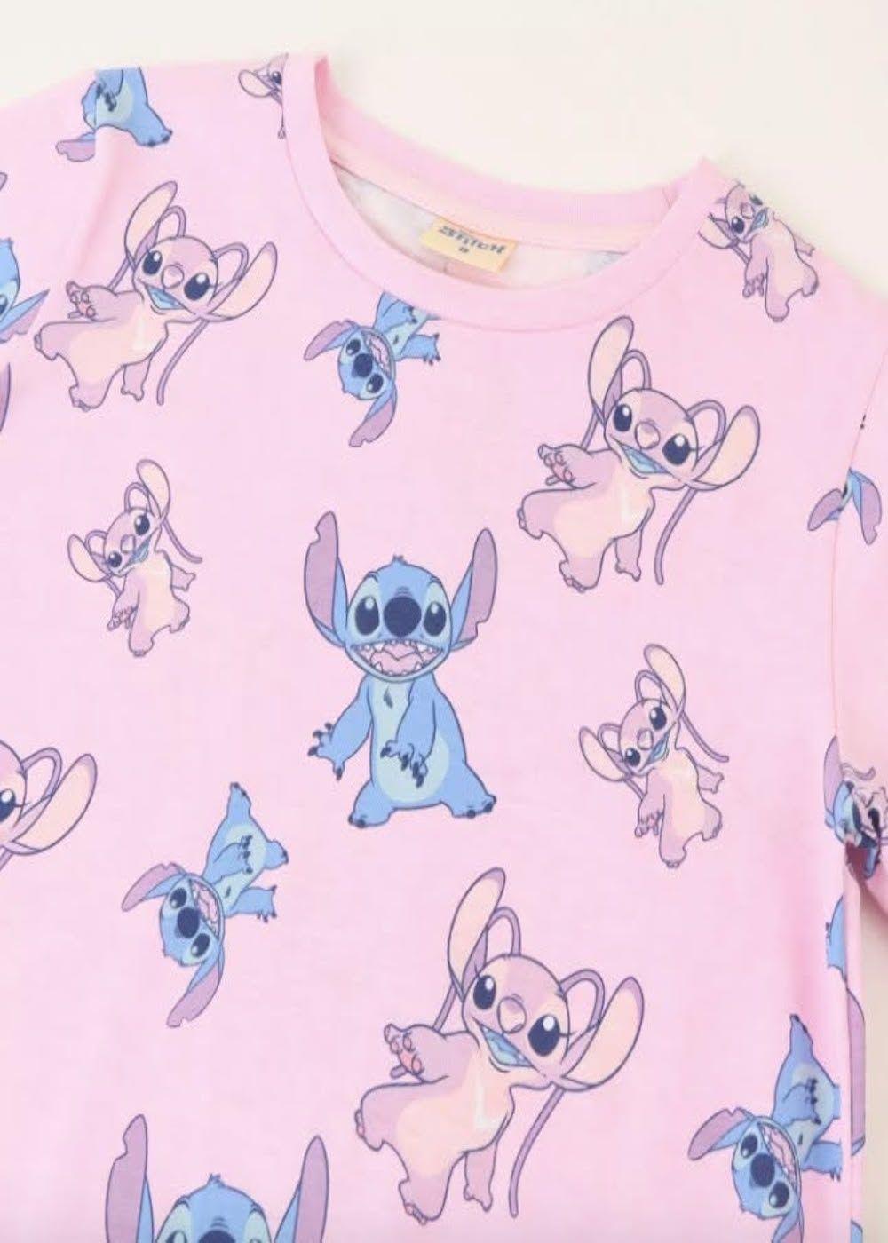 Pijama Stitch y Angel Talla 10-3