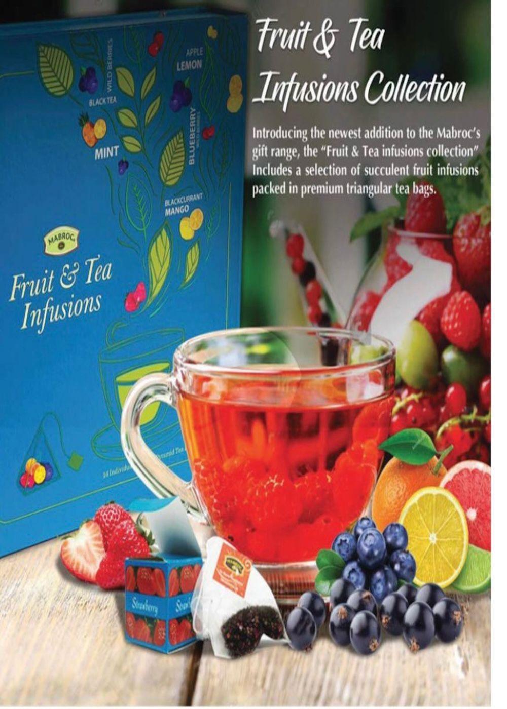 Te en hojas con 4 variedades de sabores frutales MABROC-2