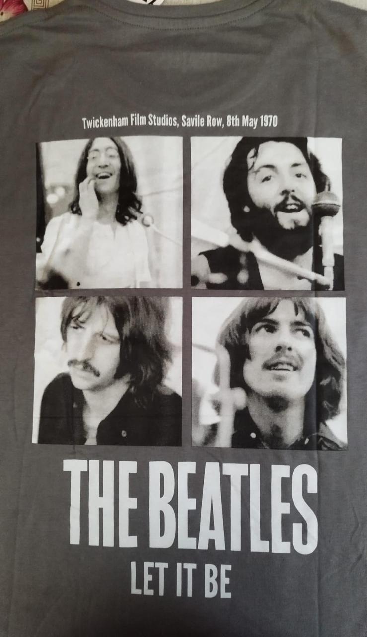 The Beatles polera gris talla M-2