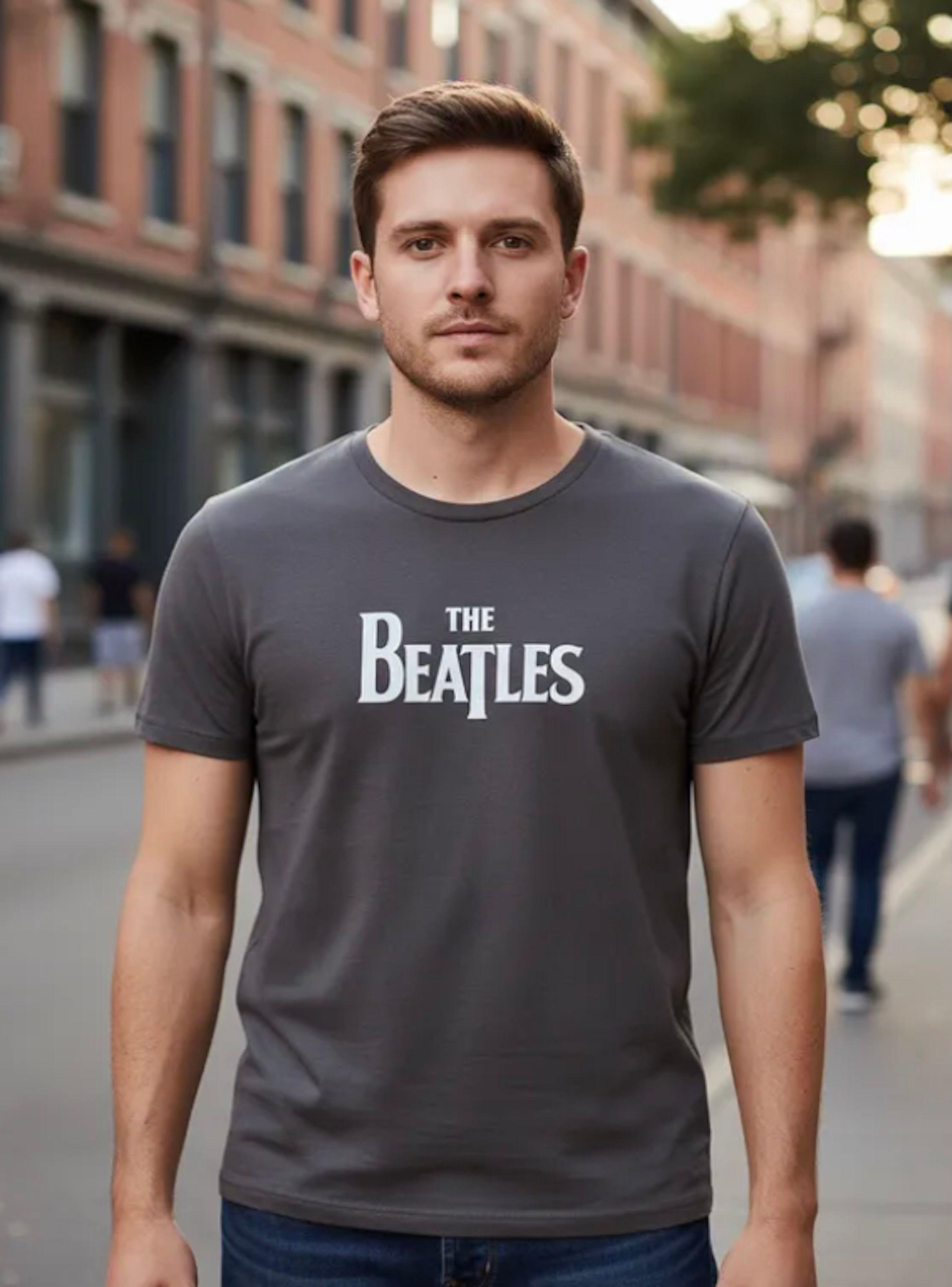 The Beatles polera gris talla M-0