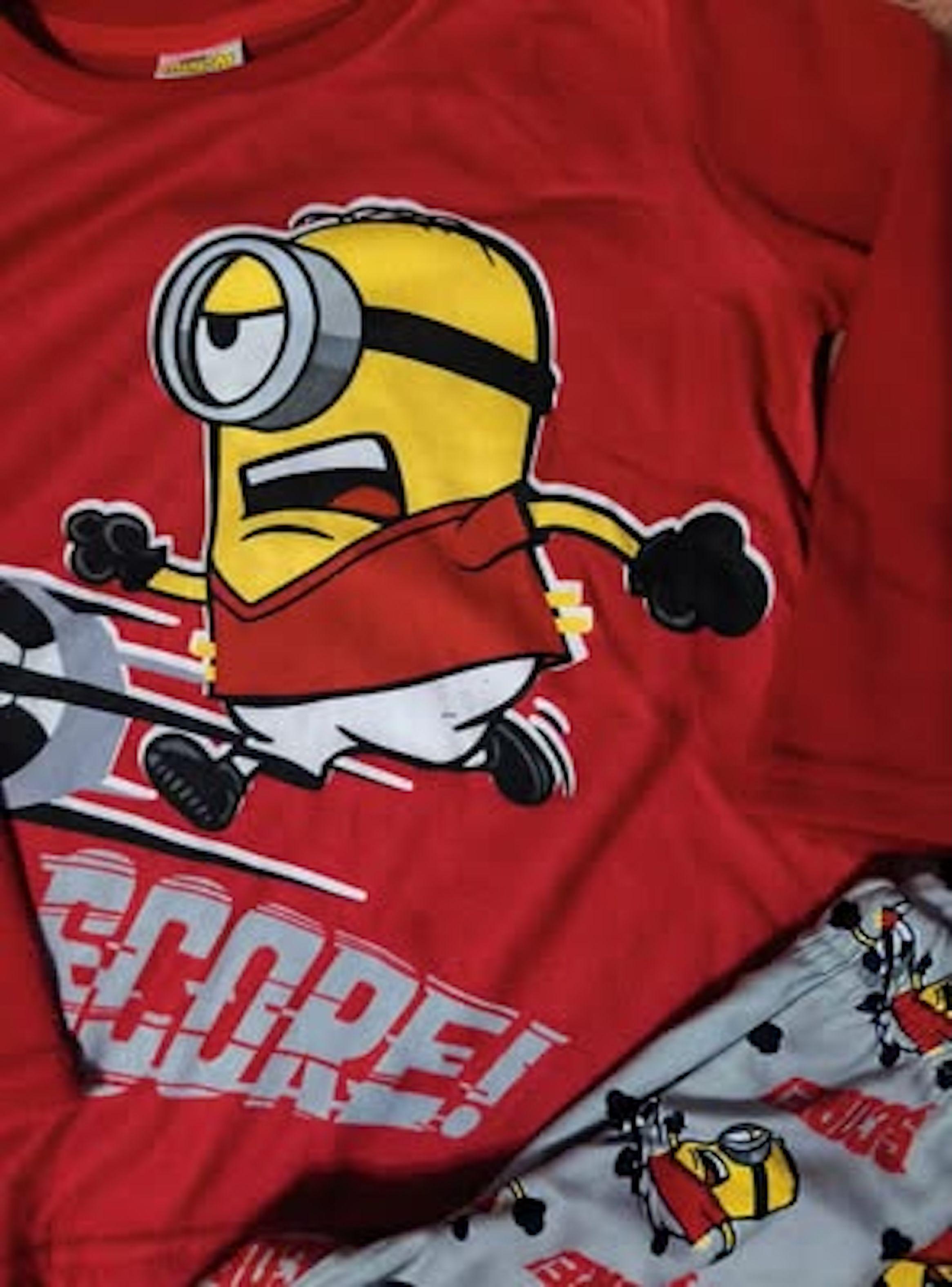 Pijama de niño talla 4 micropolar diseño Minions-2