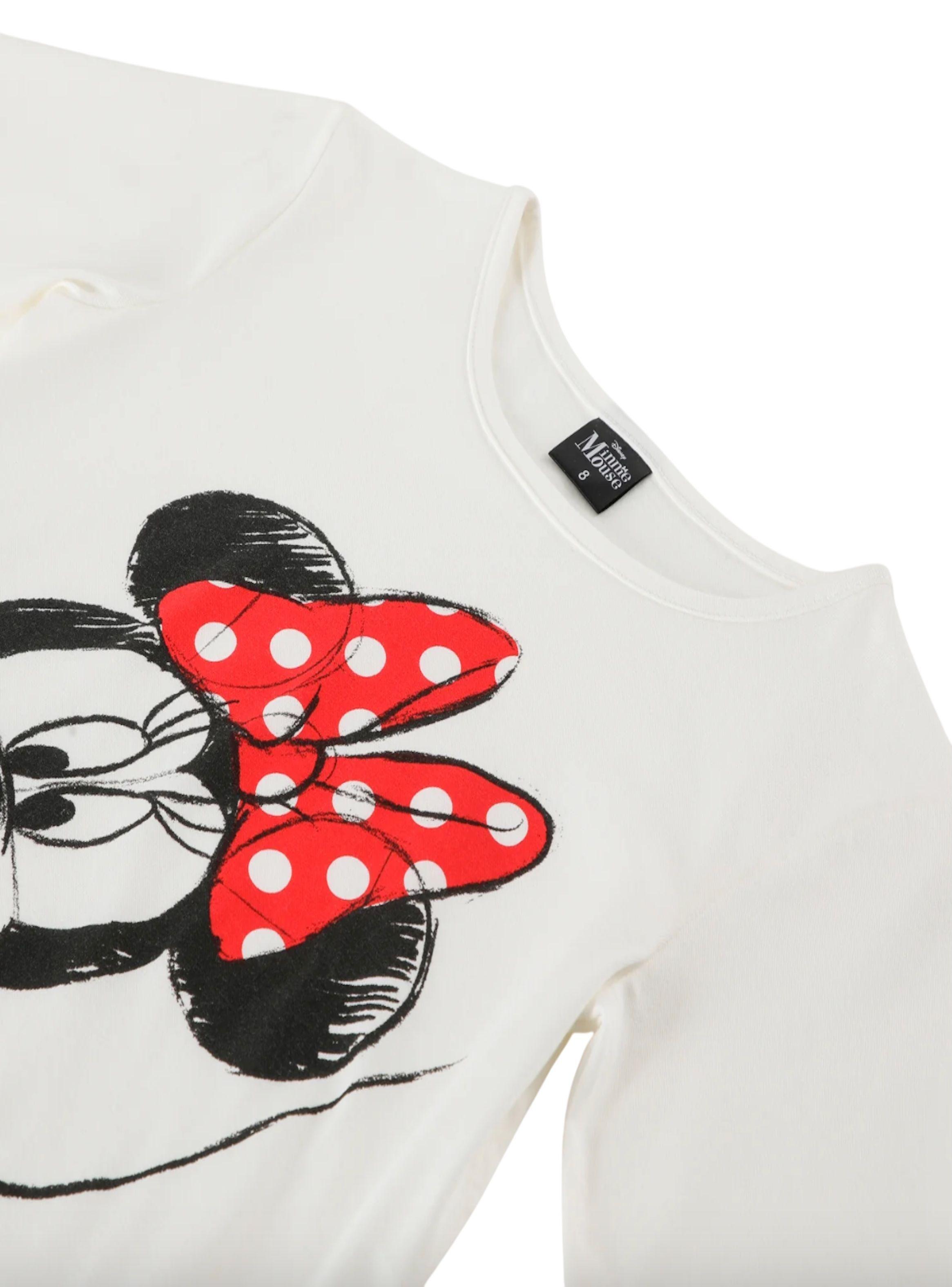 Conjunto de niña calza y polera talla 10 diseño Minnie Mouse-2