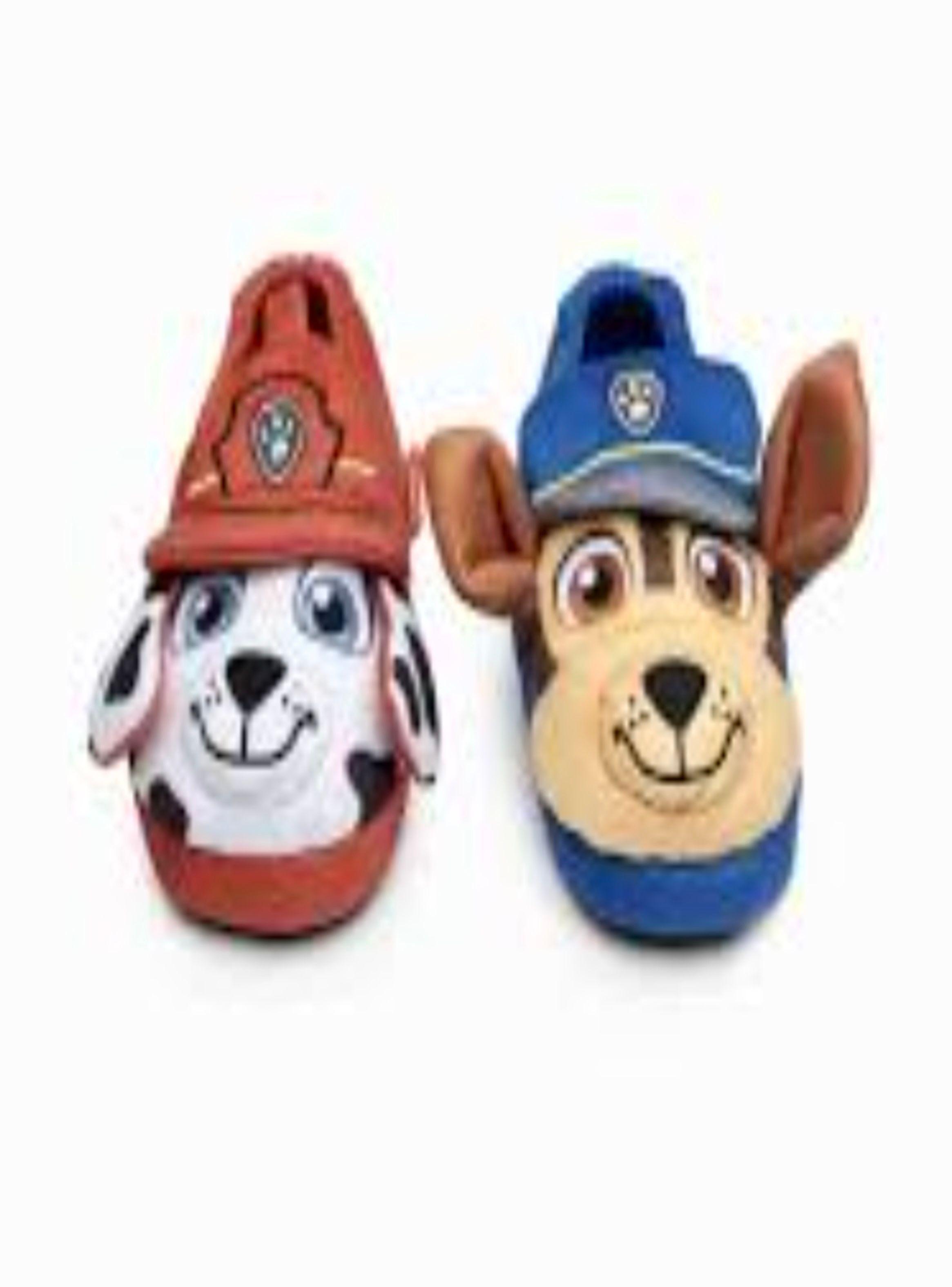Pantufla Niño Marshall y Chase Paw Patrol Numero 28/29-1