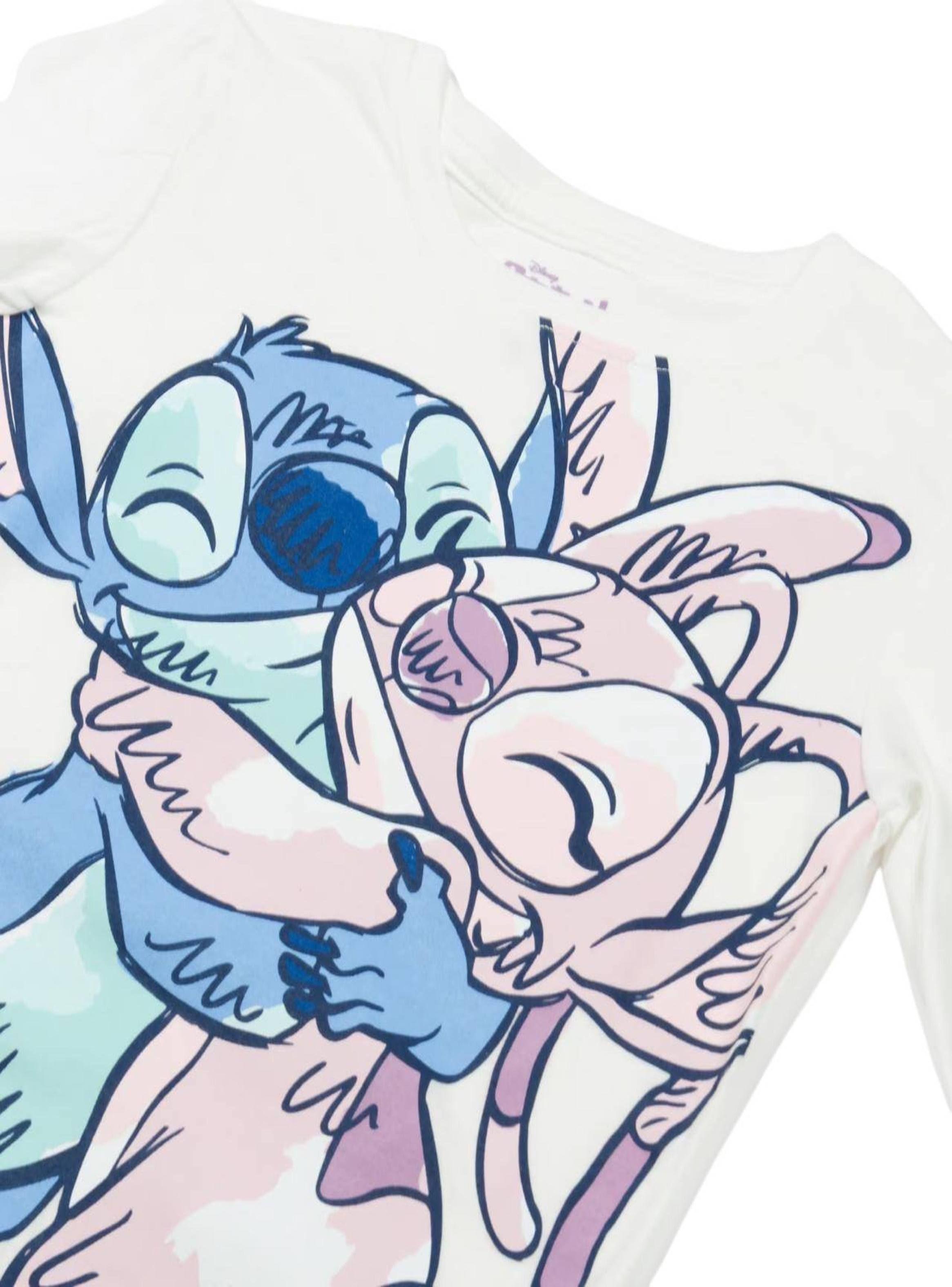 Polera Stitch Manga Larga Talla 10 Disney-2