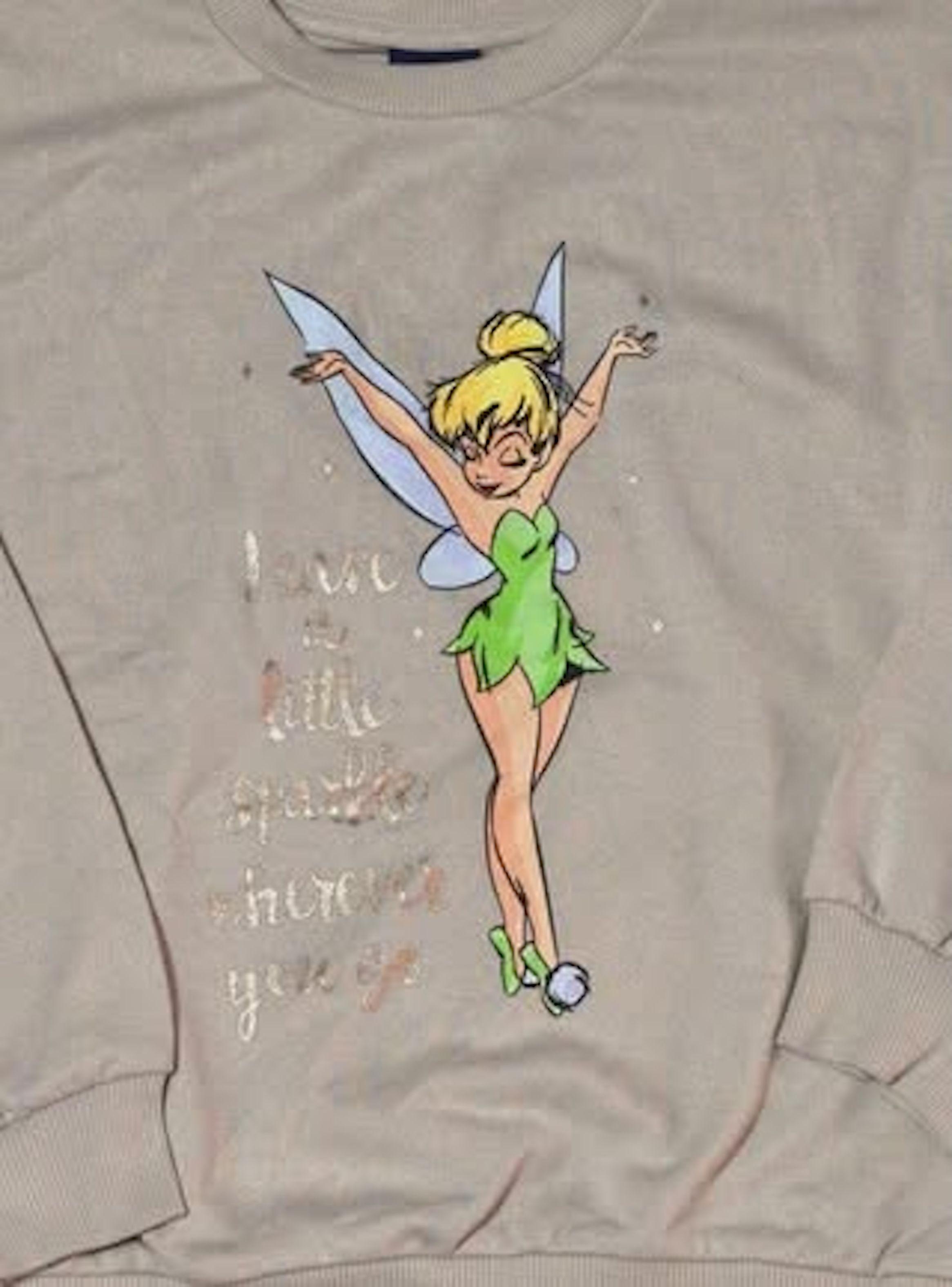 Poleron Tinkerbell Campanita Disney Talla 8-2
