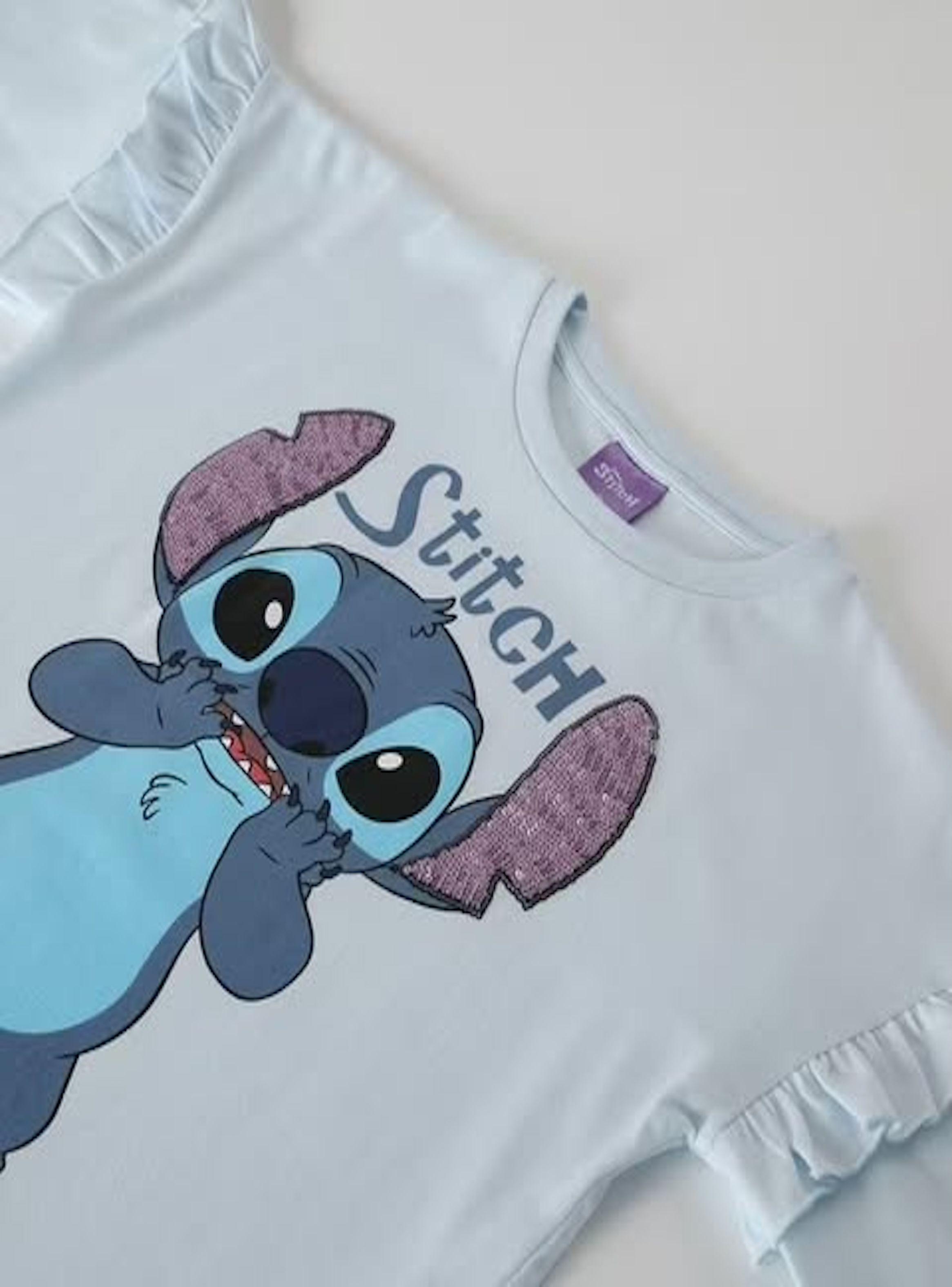 Polera Niña manga larga Stitch Talla 8 Disney-2