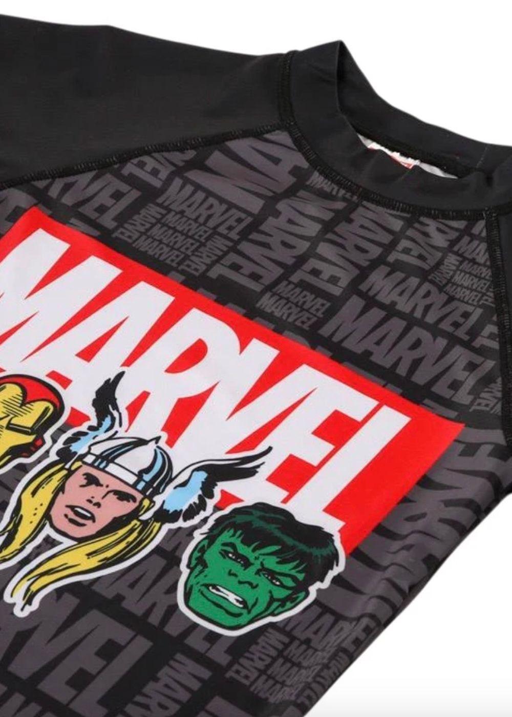 Polera de niño para baño Marvel tallas 10 y 12-2