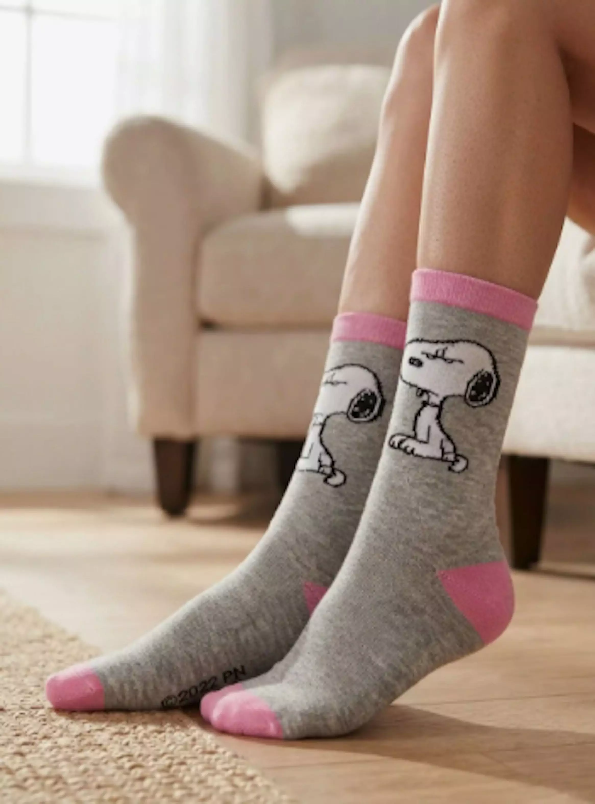 Calcetines Snoopy 2 pares Numero standard adulto-2