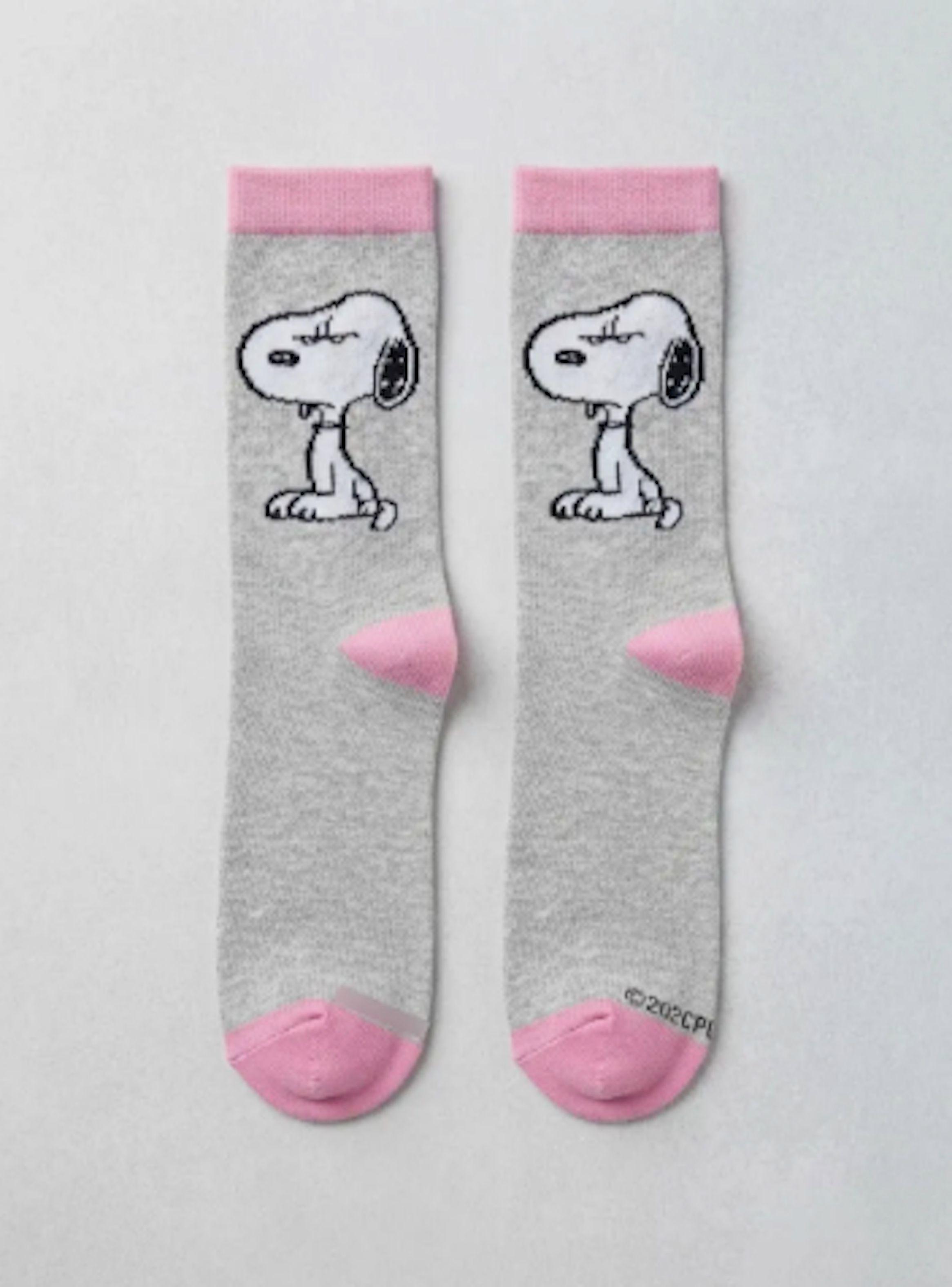 Calcetines Snoopy 2 pares Numero standard adulto-5