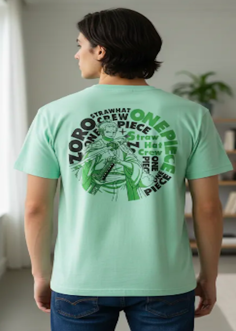 Polera Zoro One Piece Talla 14-4