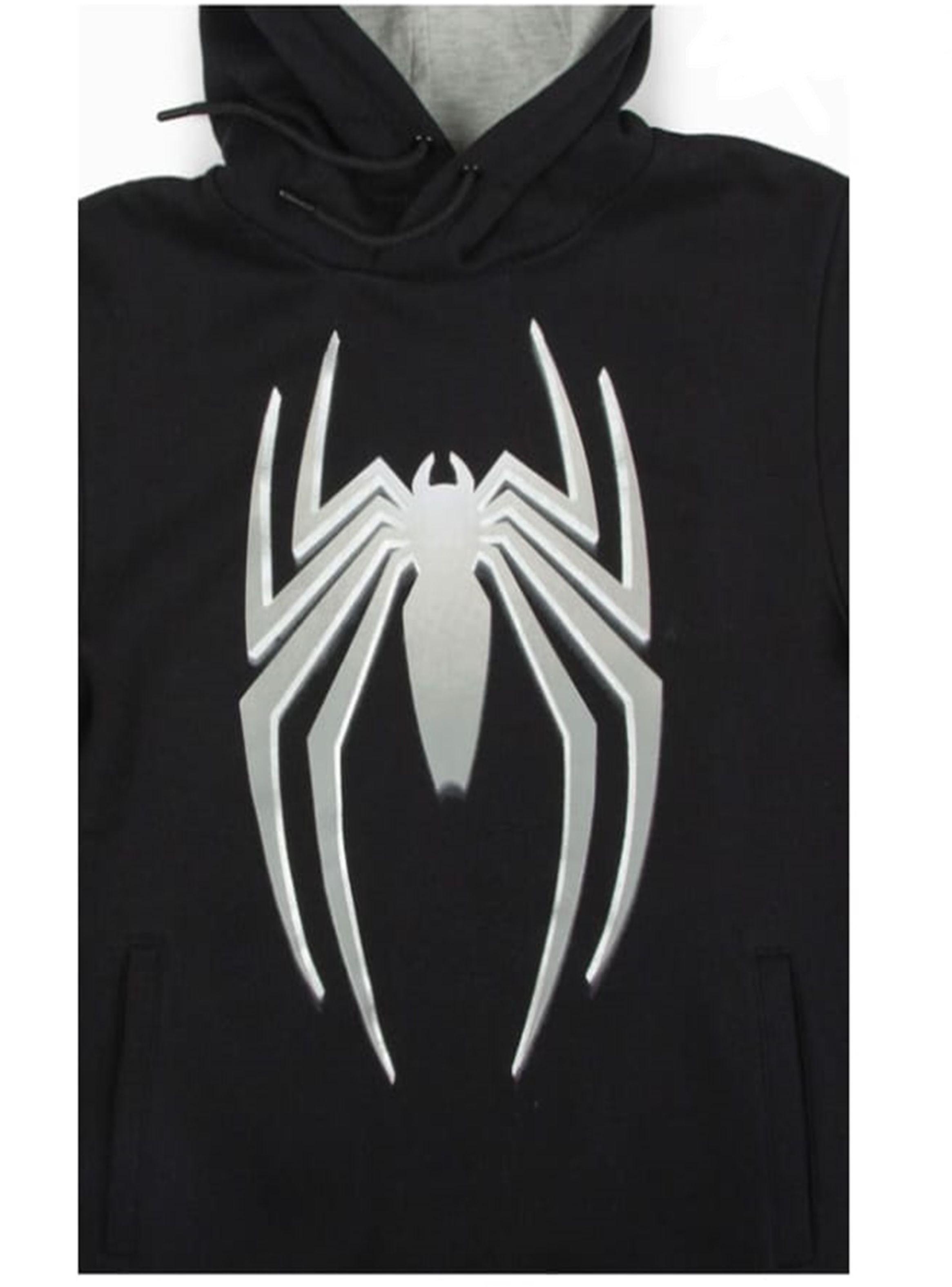 Poleron Spiderman Talla 14 color negro-2