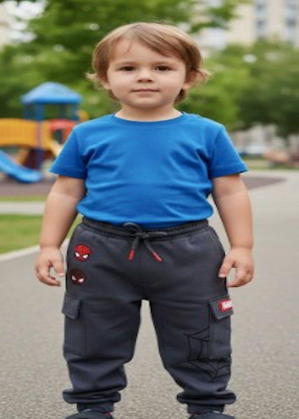 Pantalon de buzo talla 4 diseño Spiderman estilo cargo-3