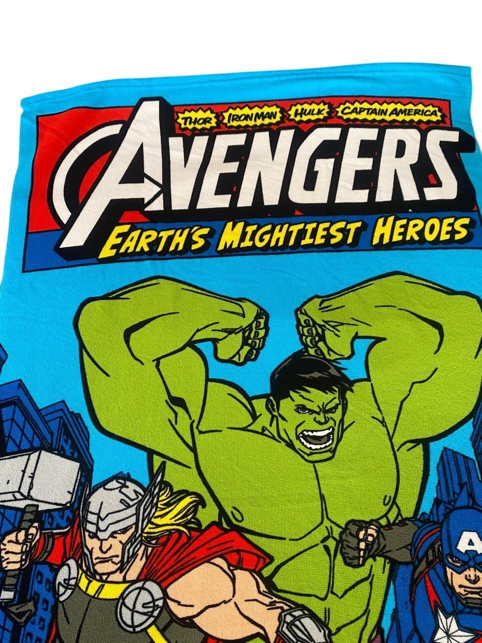 Toalla de playa con morral Avengers Marvel-2