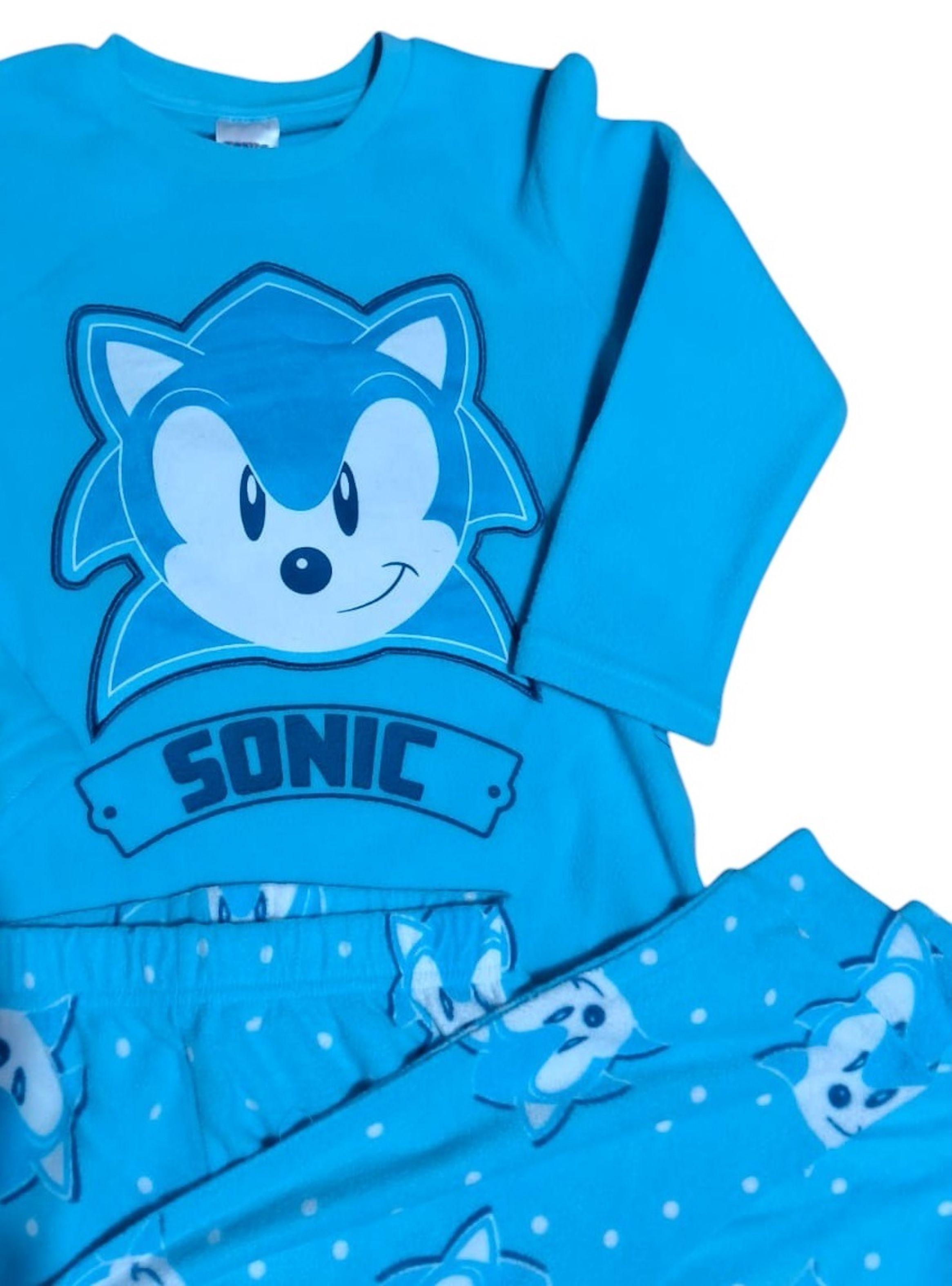 Pijama niño diseño Sonic Micropolar talla 6-2