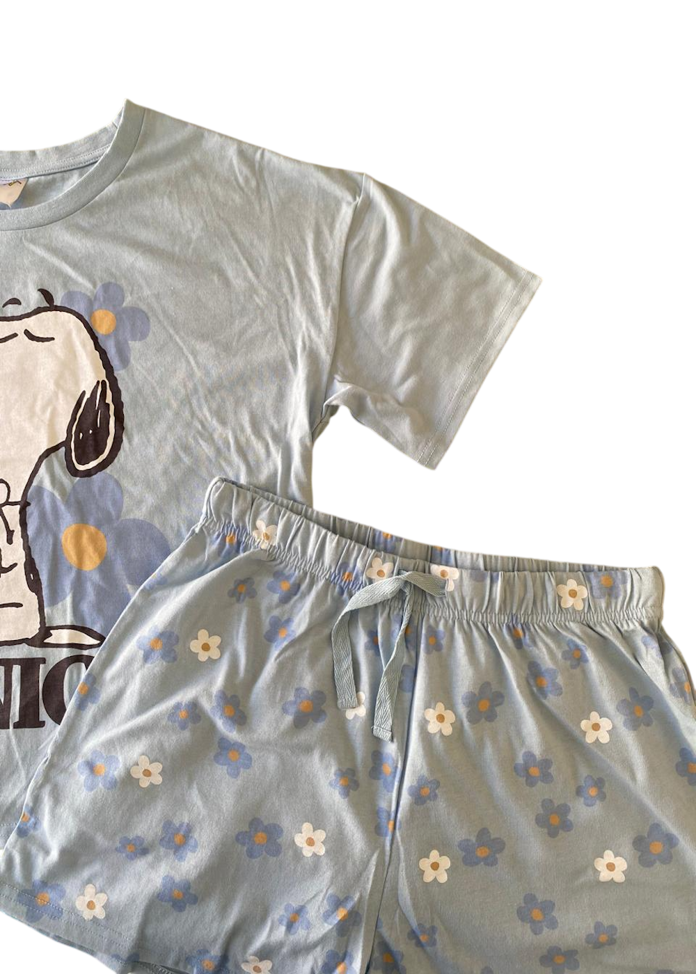 Pijama Snoopy Talla S color celeste-3