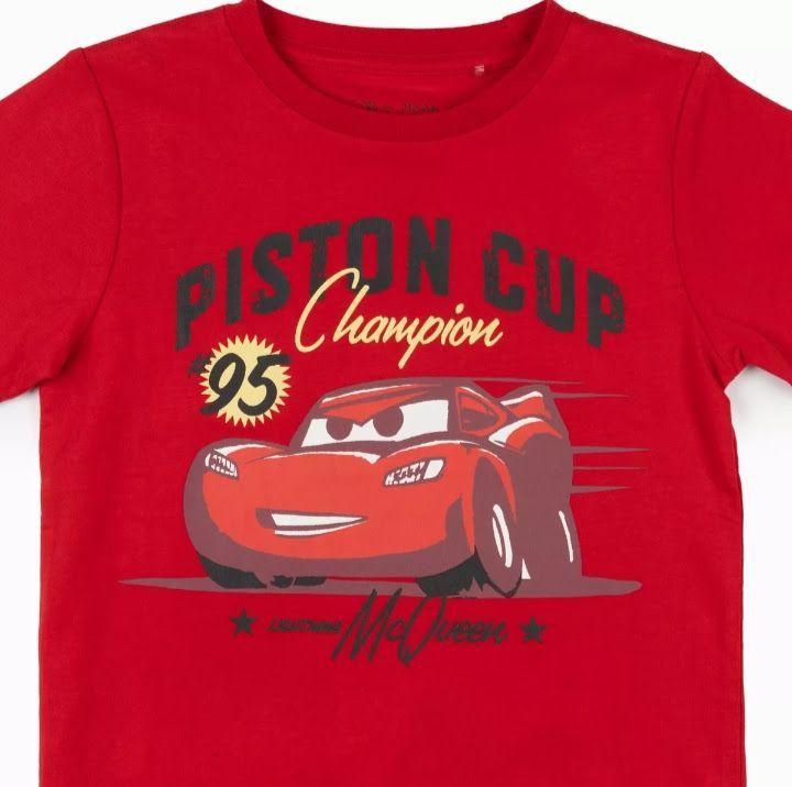 Polera Cars Rayo McQueen Talla 3-2